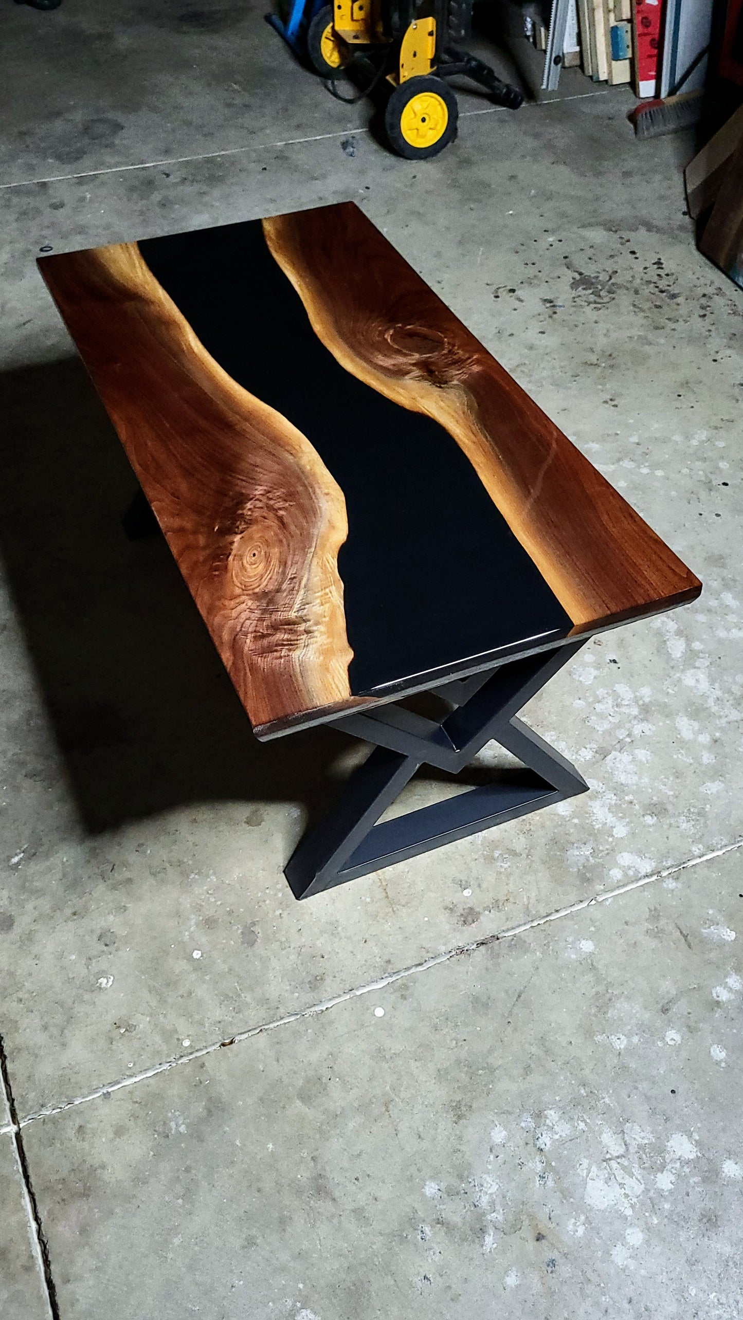 Black Onyx River Coffee Table