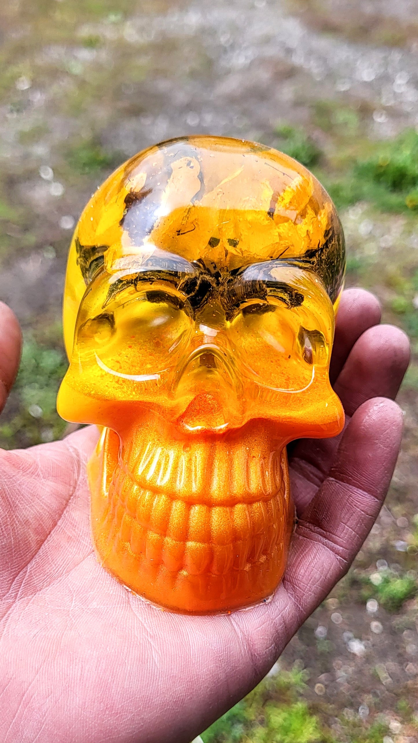 Sunflower skull