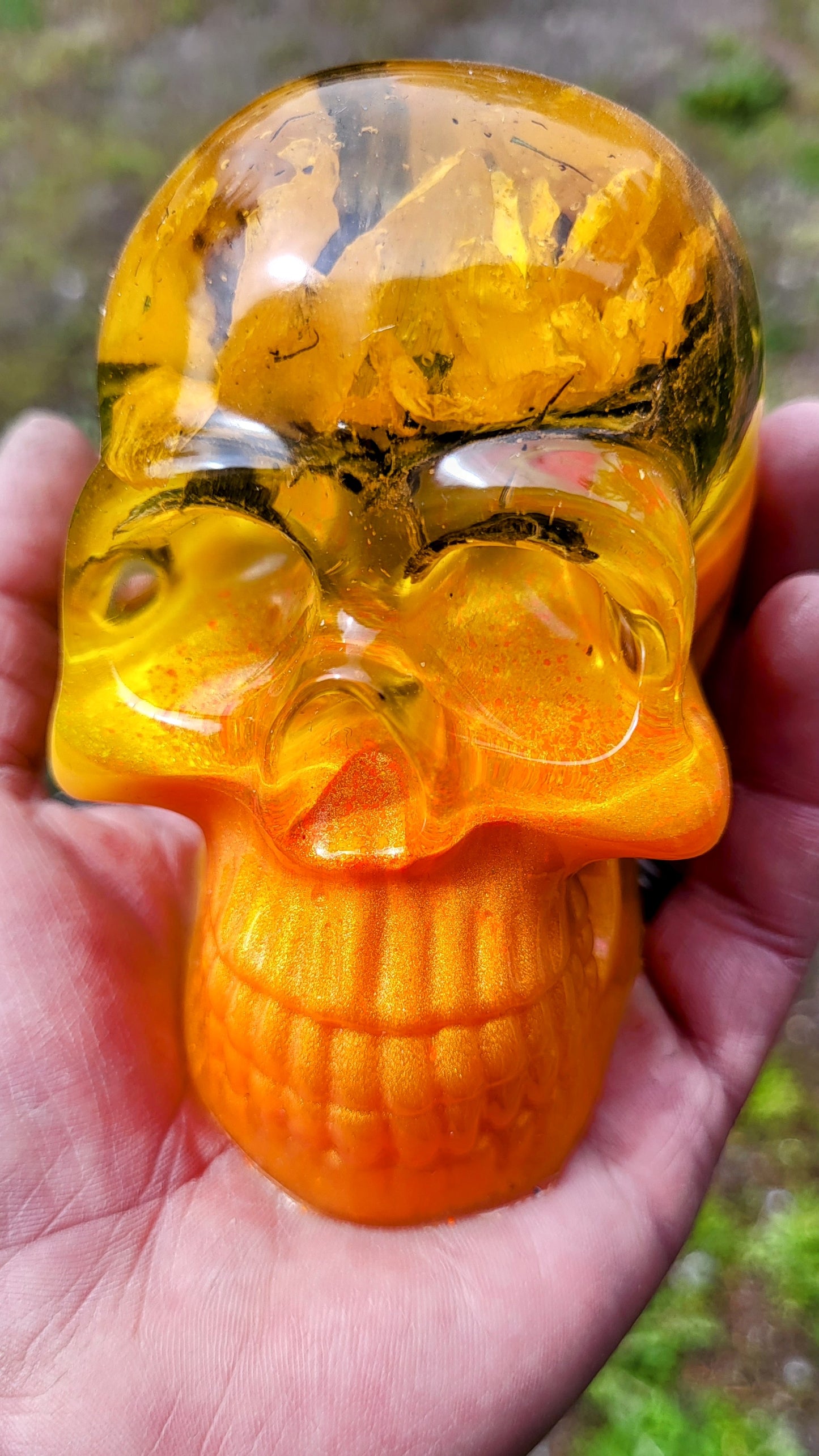 Sunflower skull