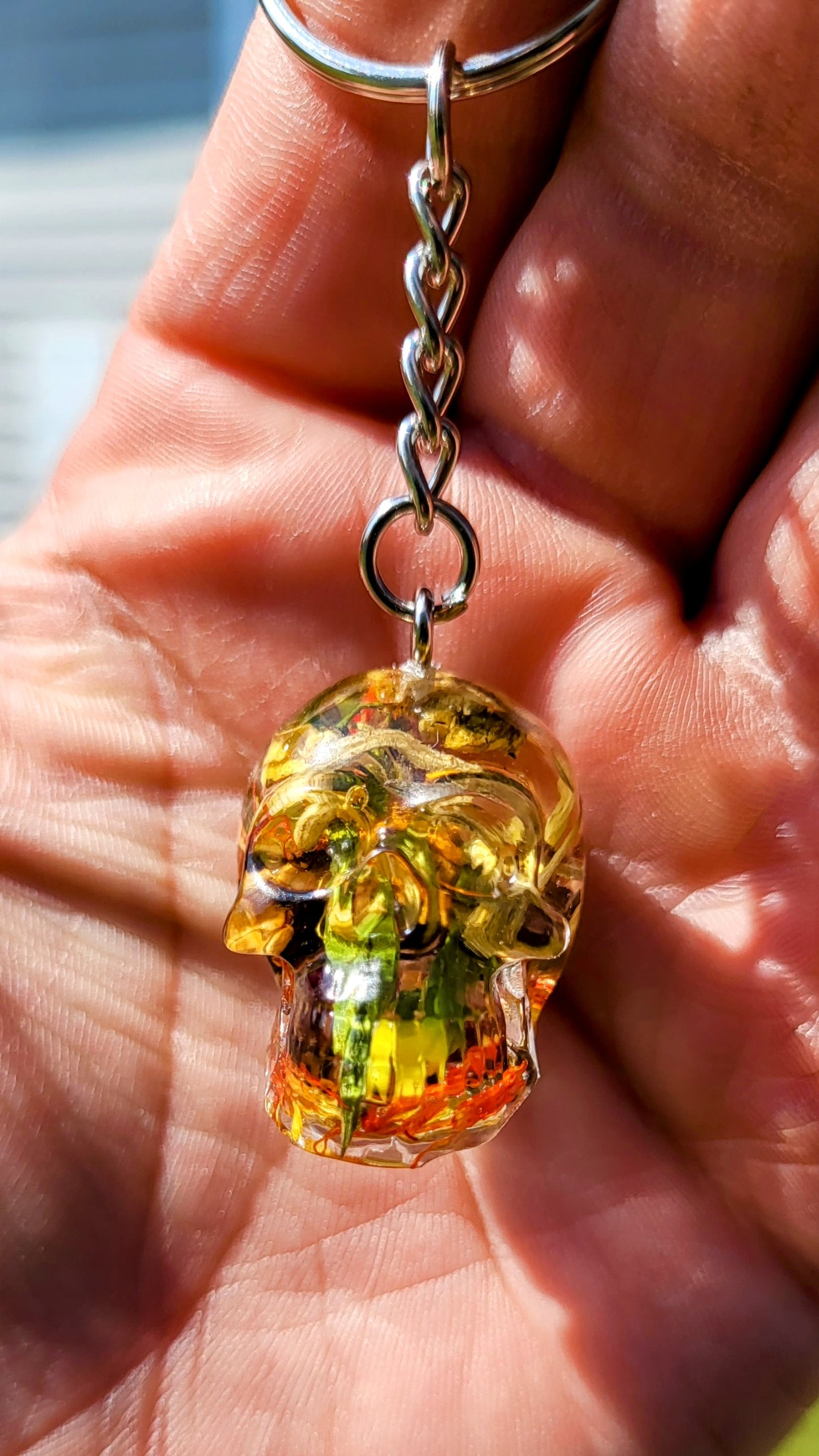 Mini Skull Abundance Keychain