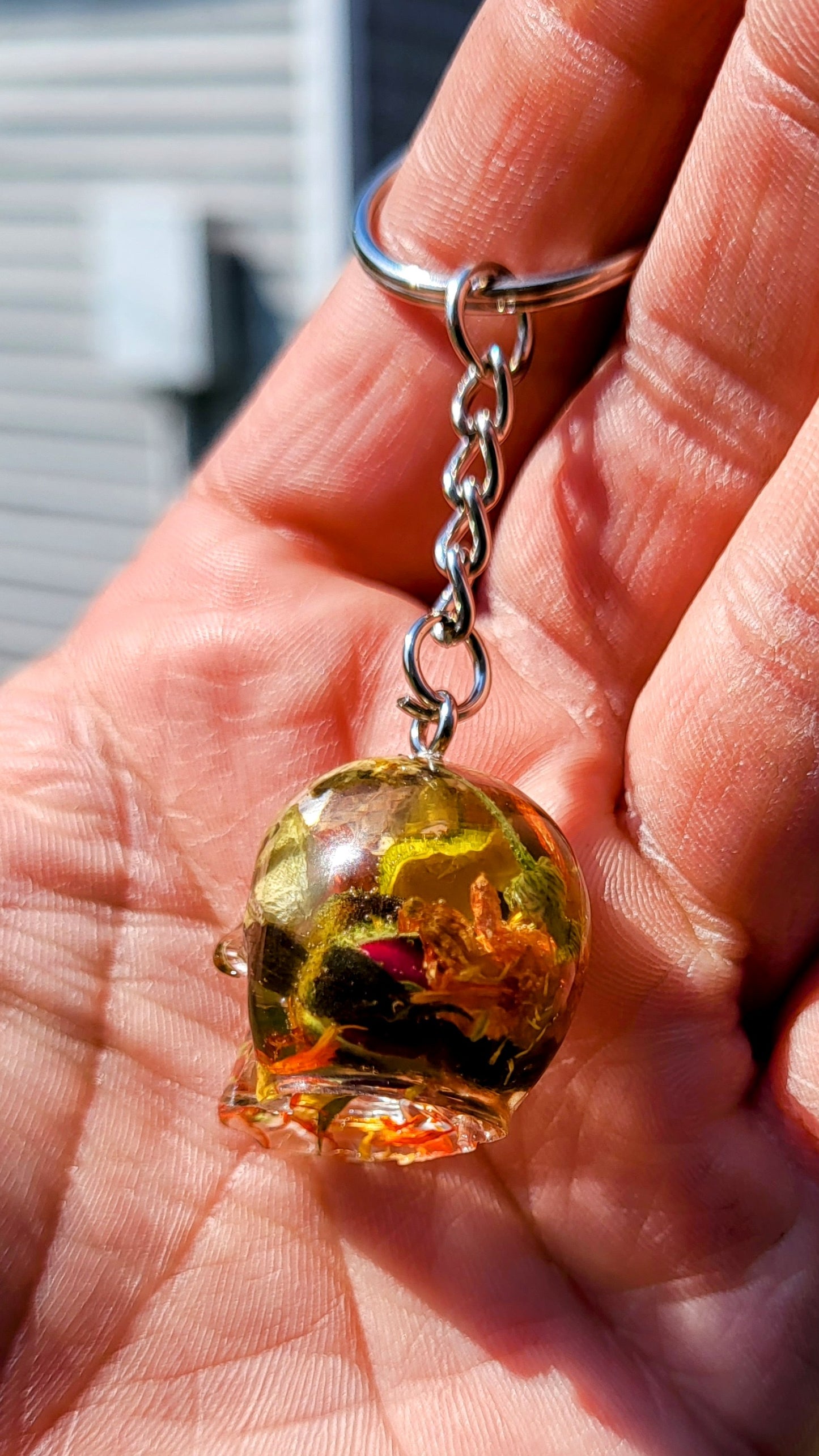Mini Skull Abundance Keychain
