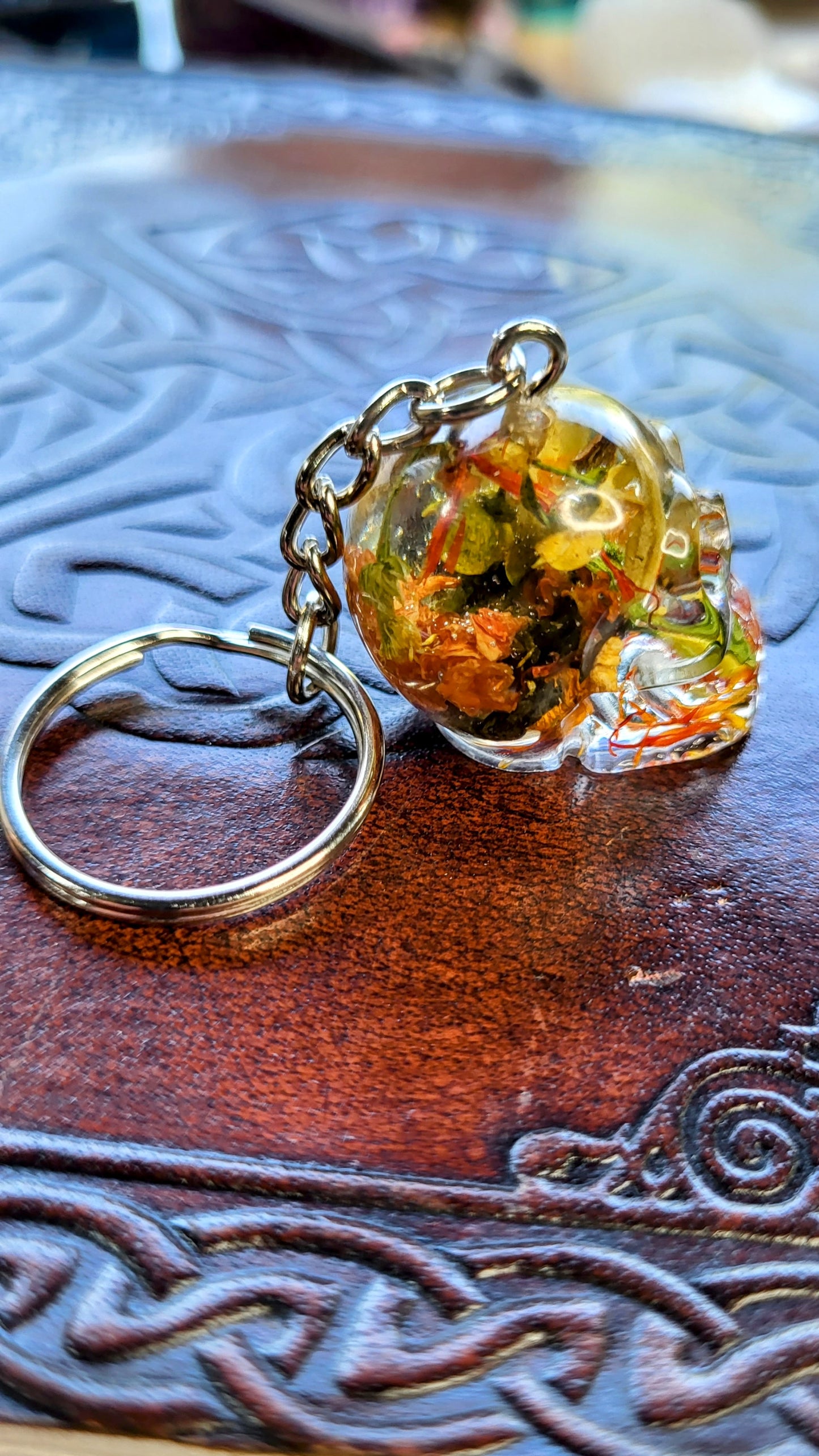 Mini Skull Abundance Keychain