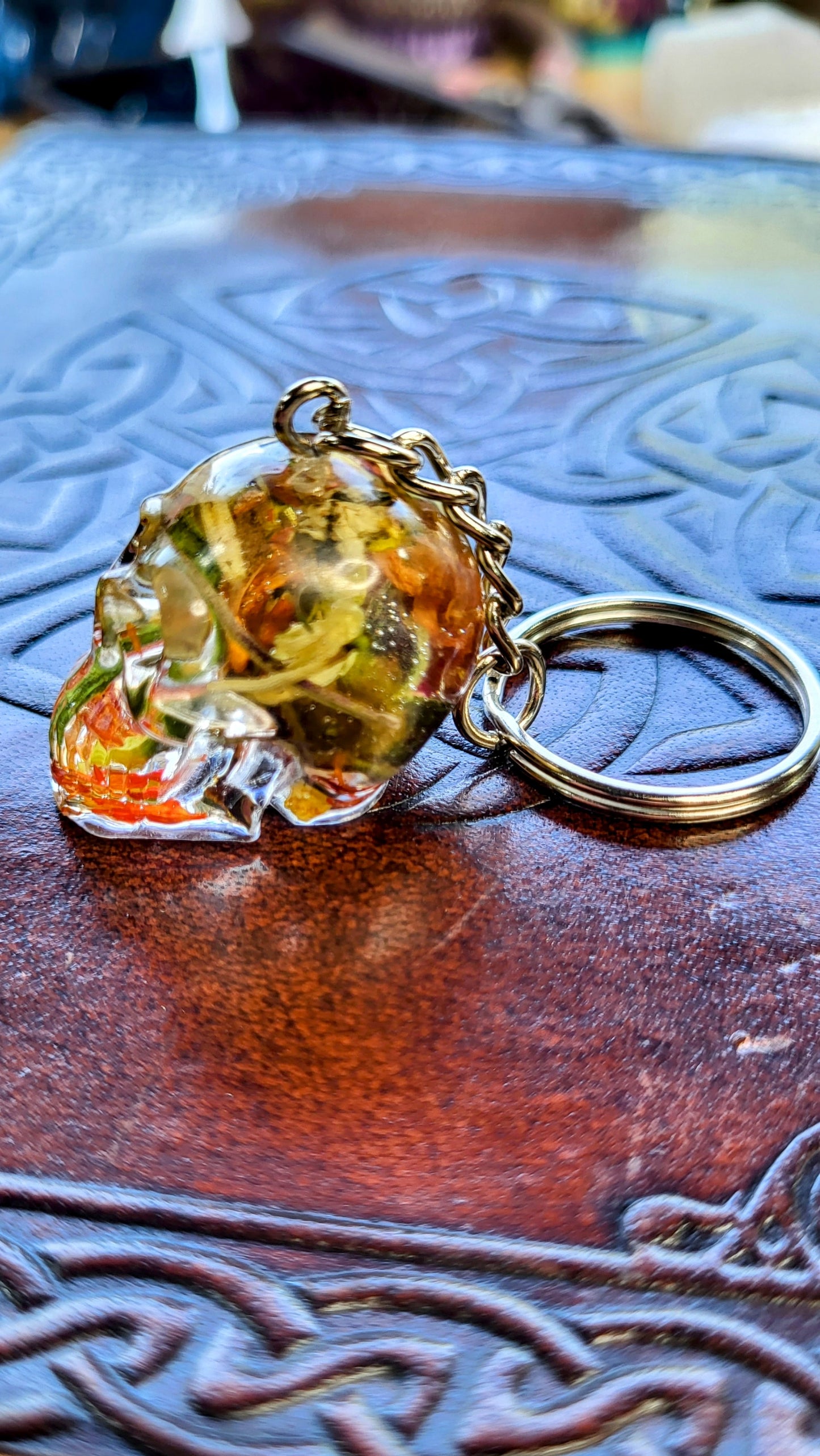 Mini Skull Abundance Keychain