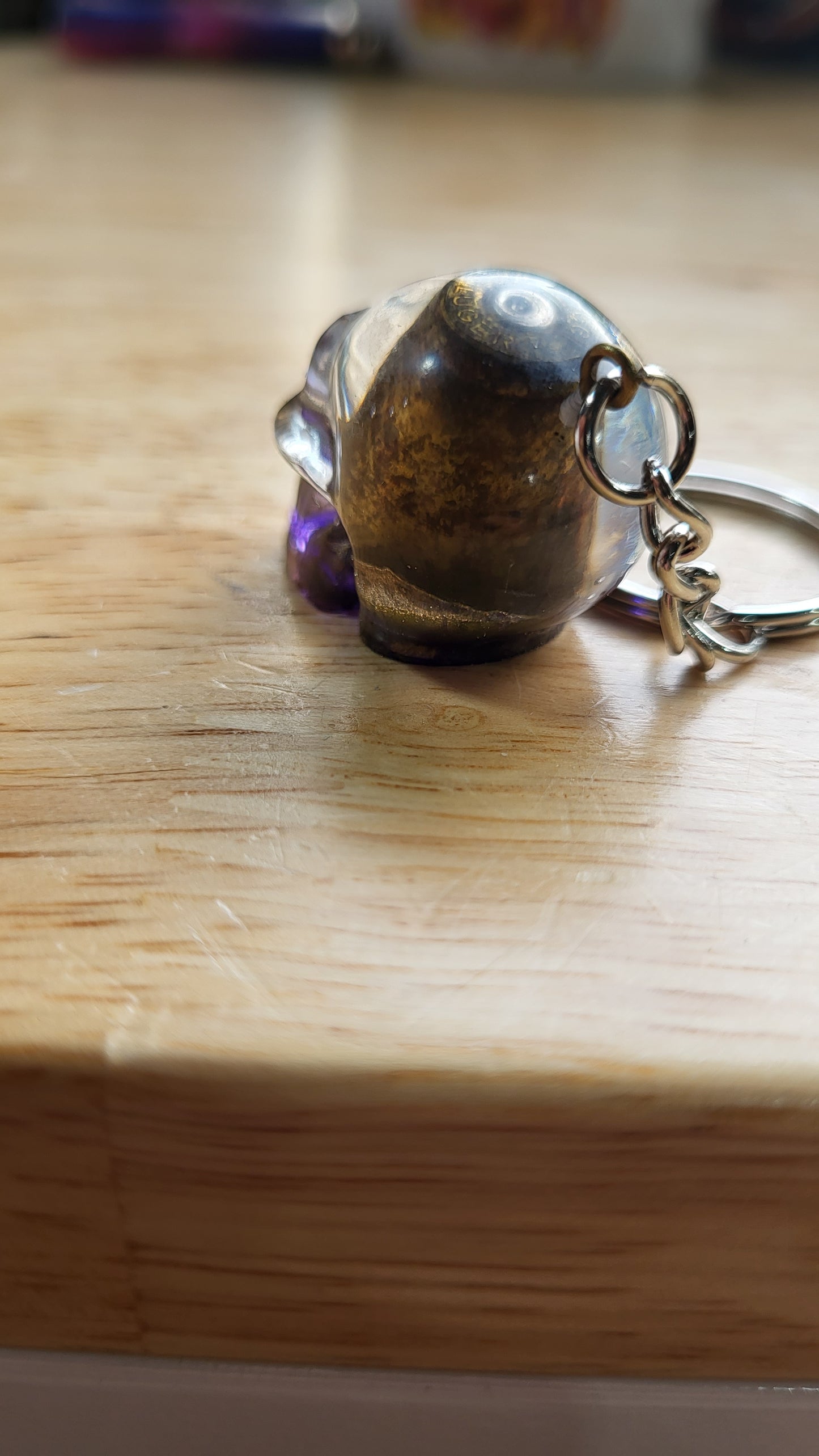 Mini Skull Ammo Keychain