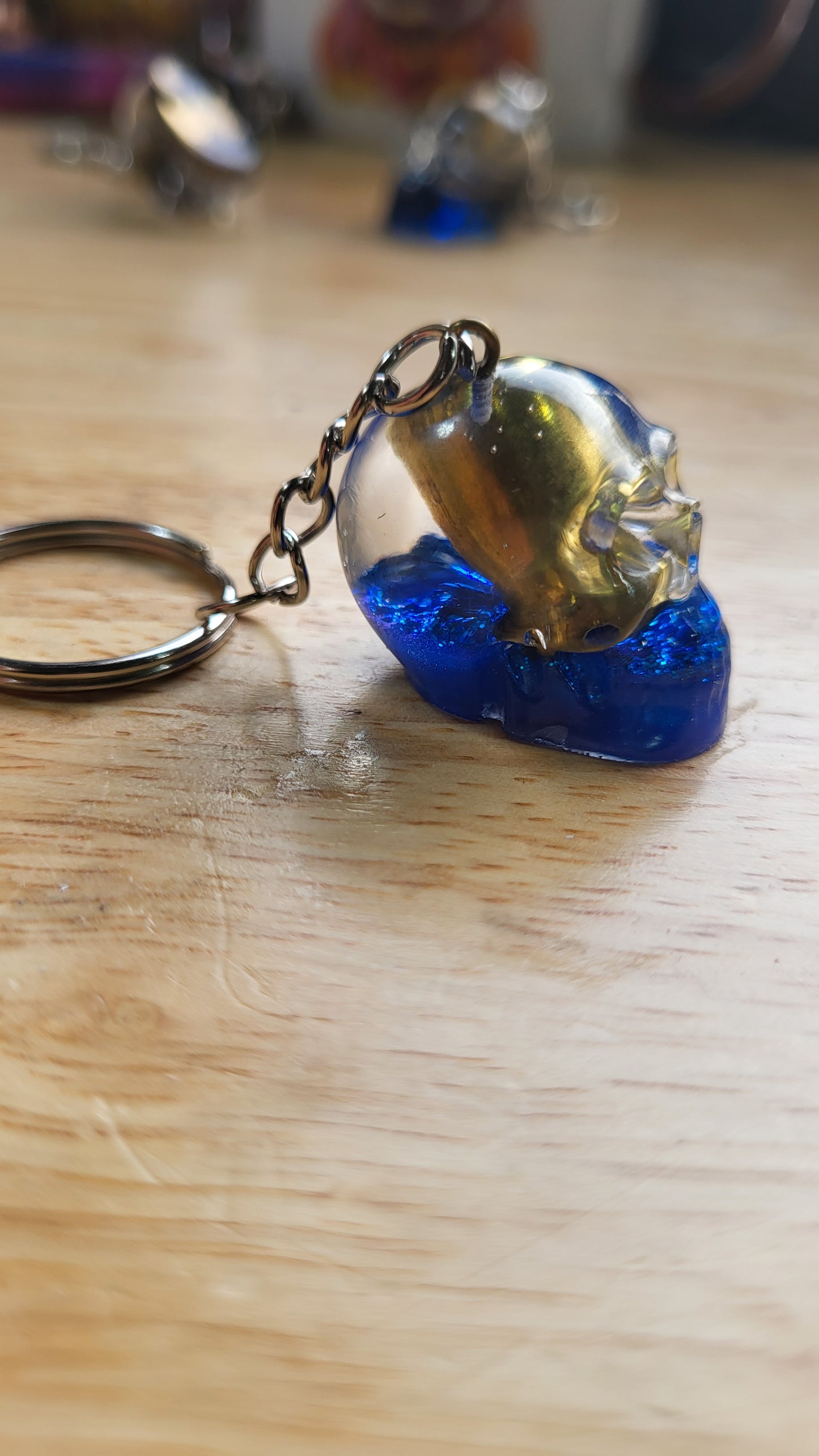 Mini Skull Ammo Keychain