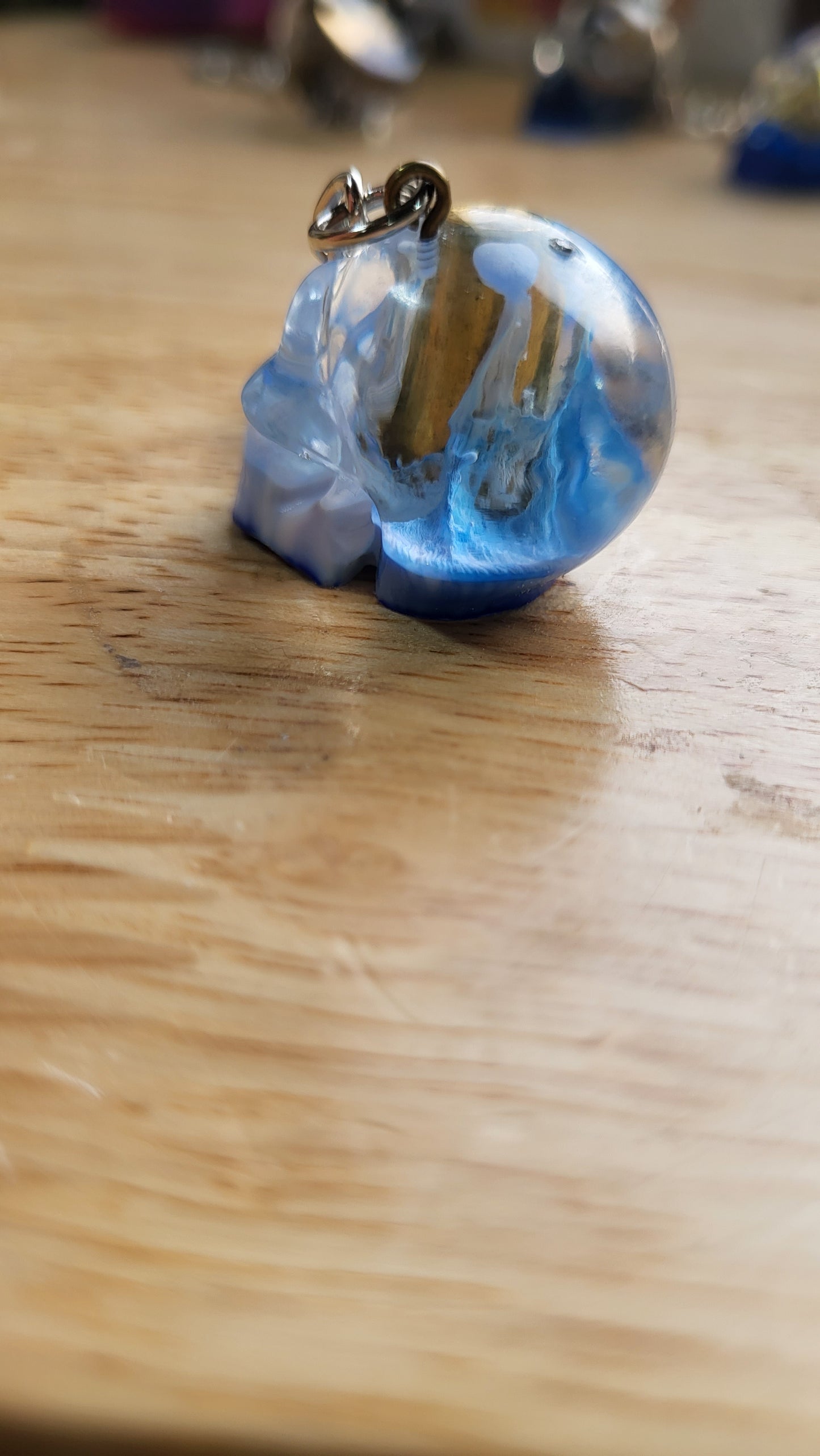 Mini Skull Ammo Keychain