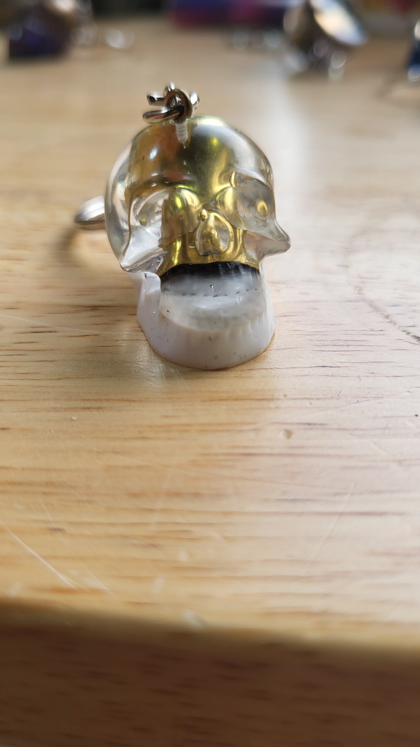 Mini Skull Ammo Keychain