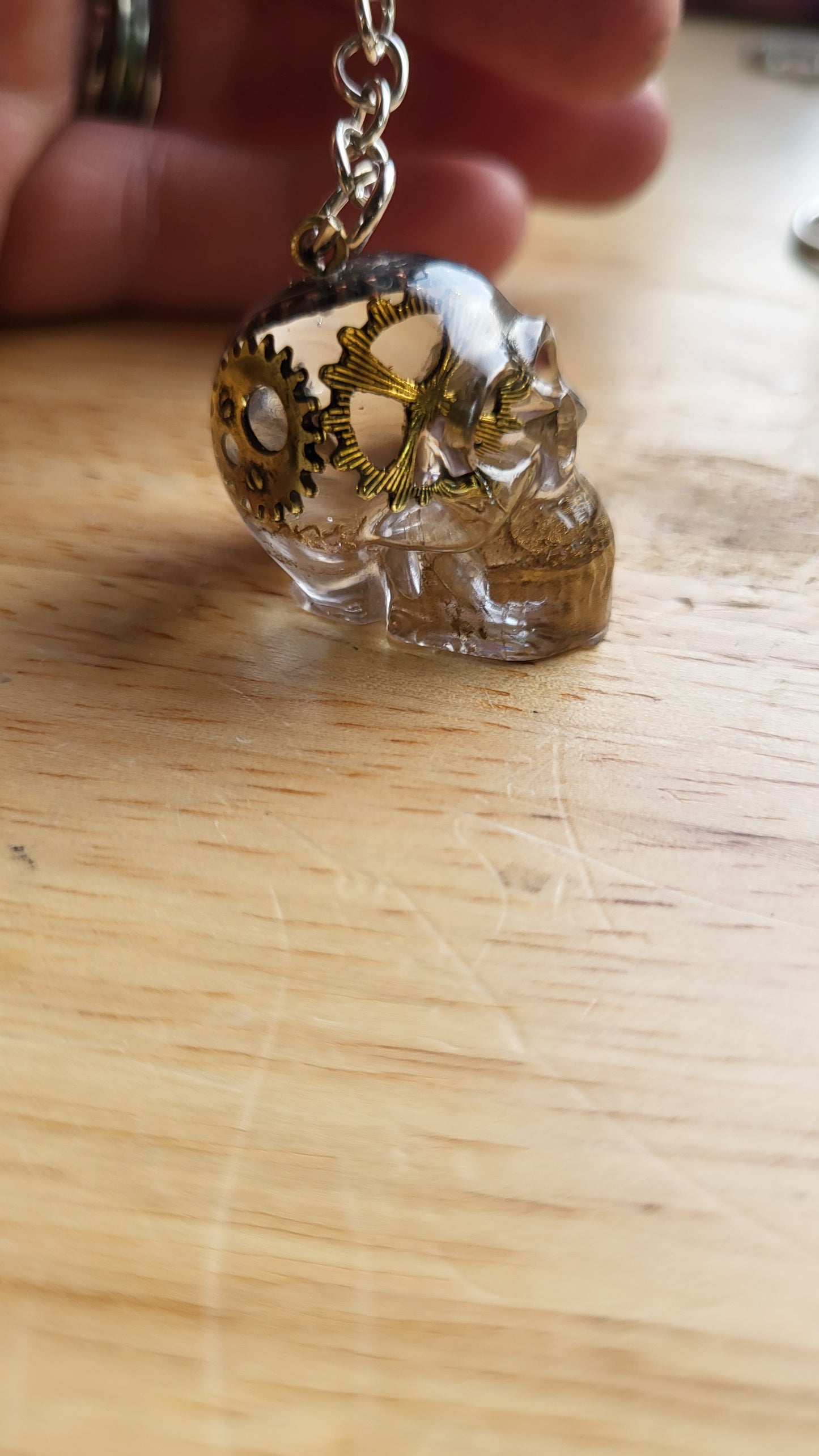 Mini Skull Ammo Keychain