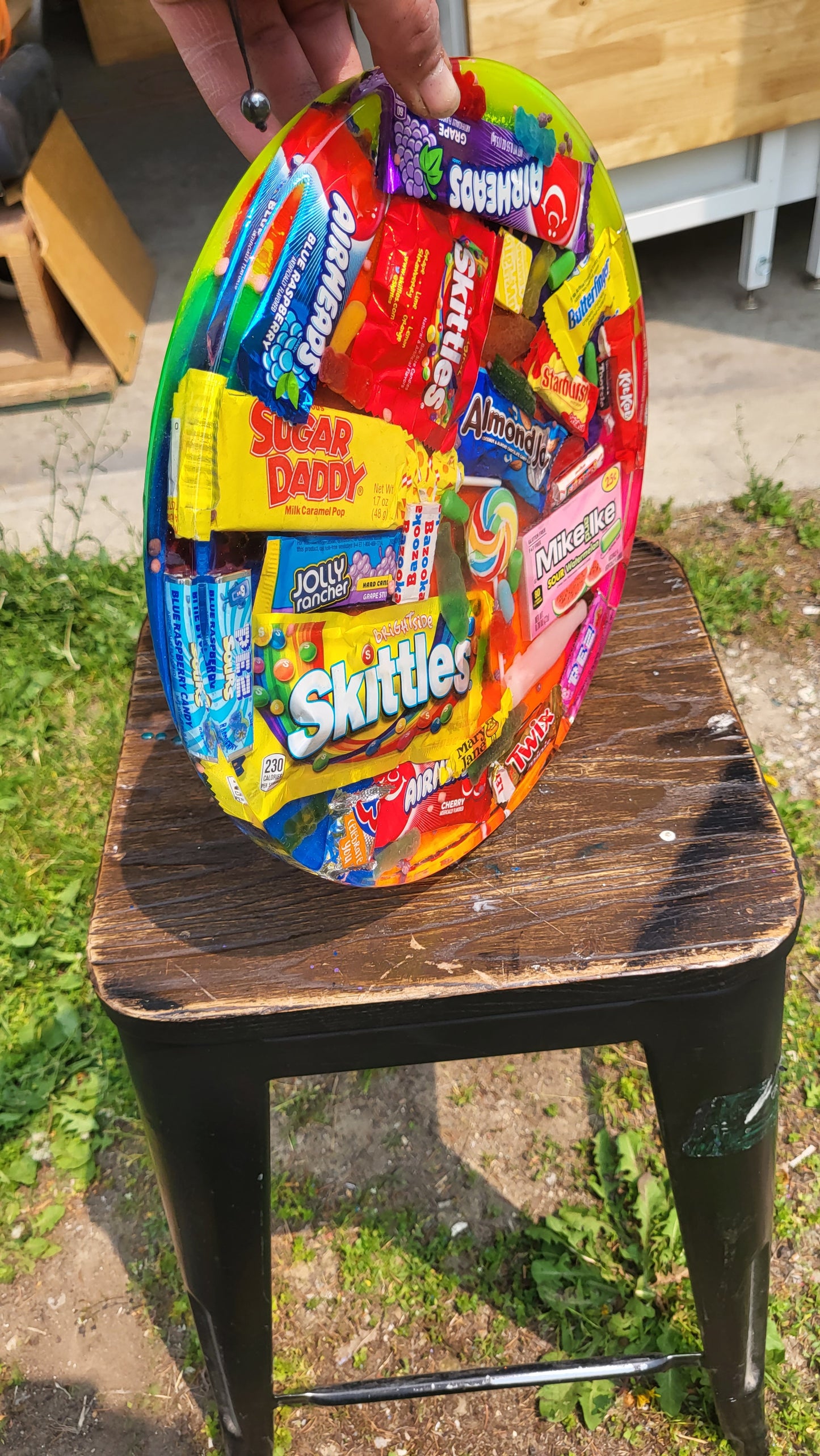 Sweet AF Candy resin Wall art