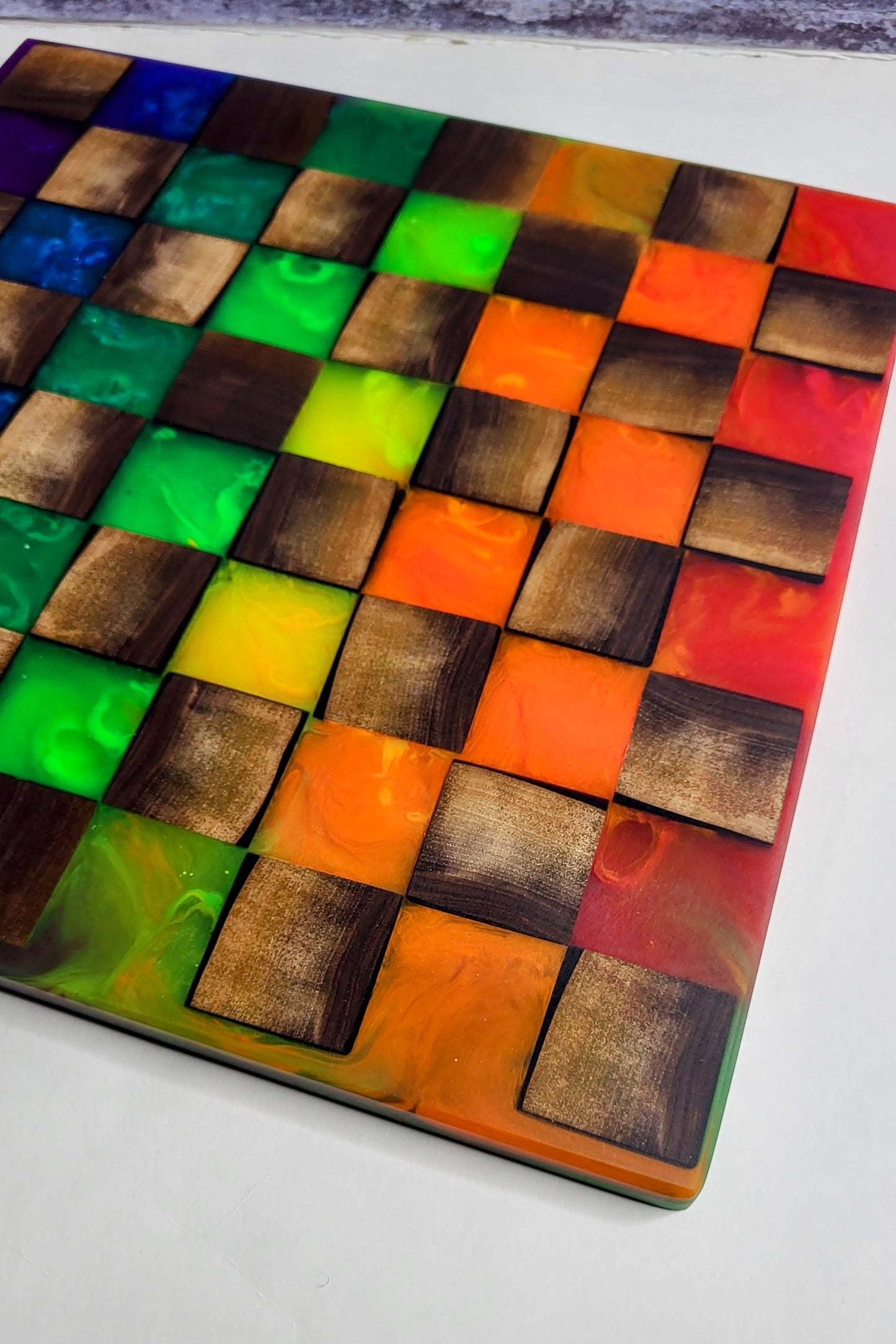 Rainbow chess board