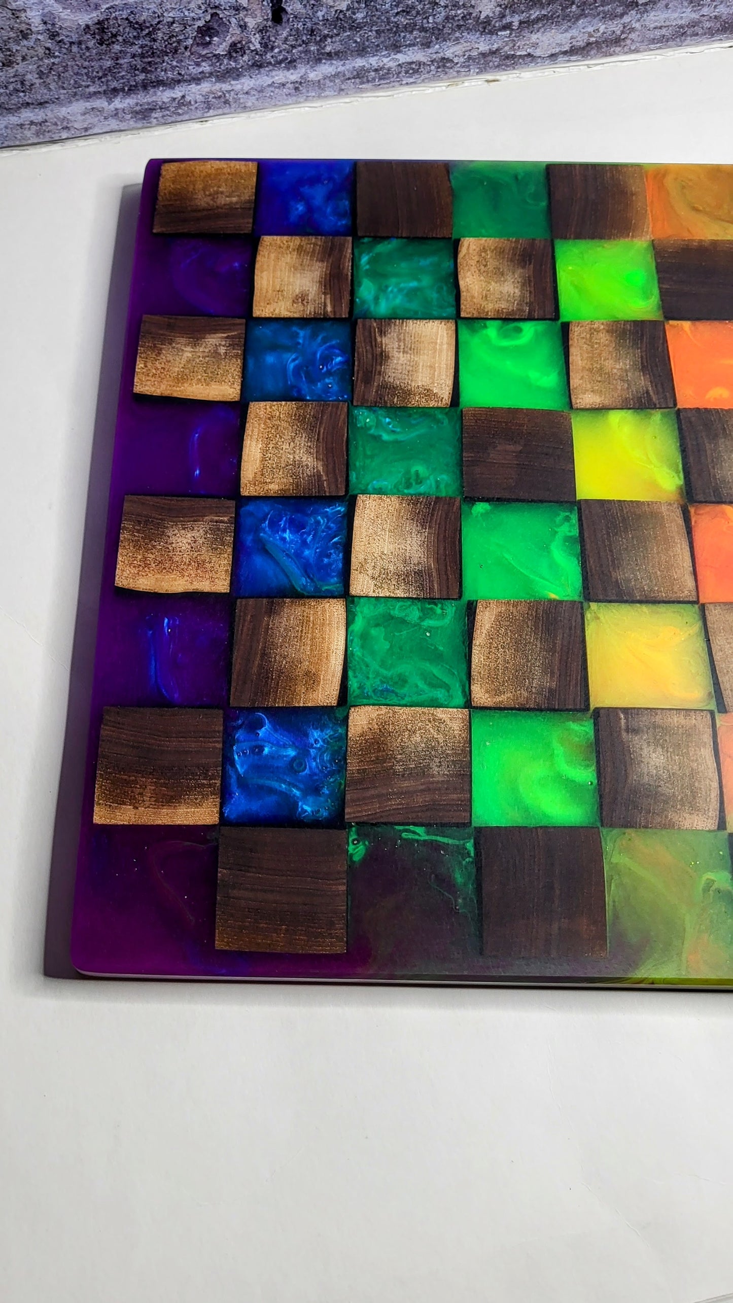 Rainbow chess board