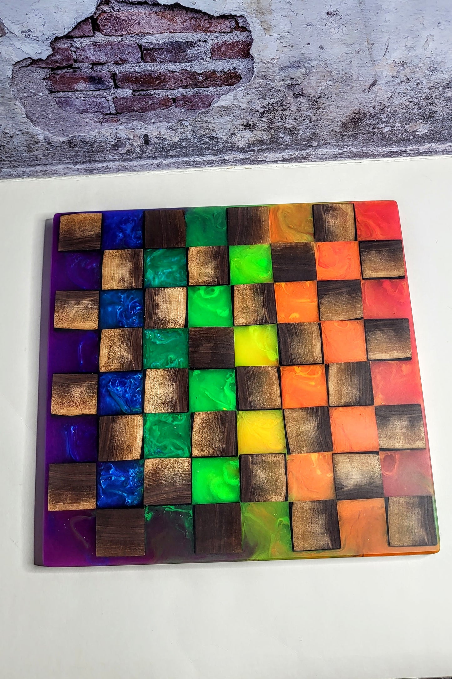 Rainbow chess board