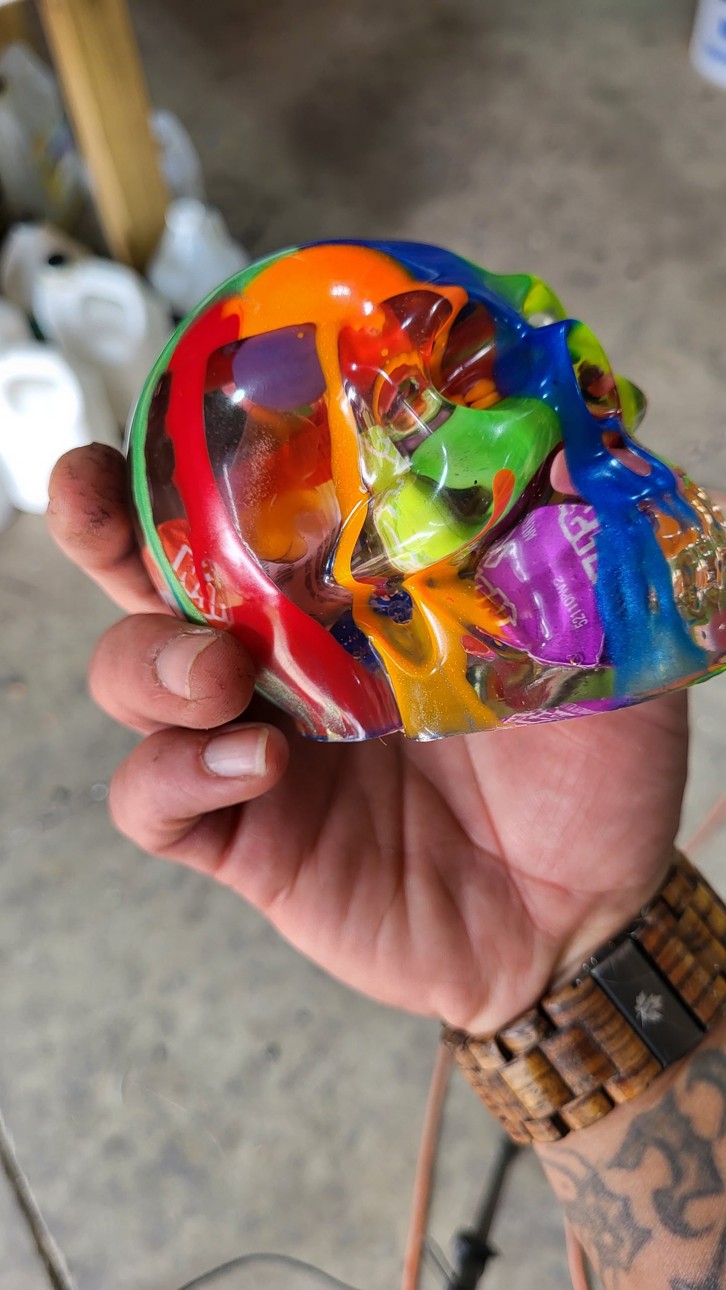Drip sugar skull