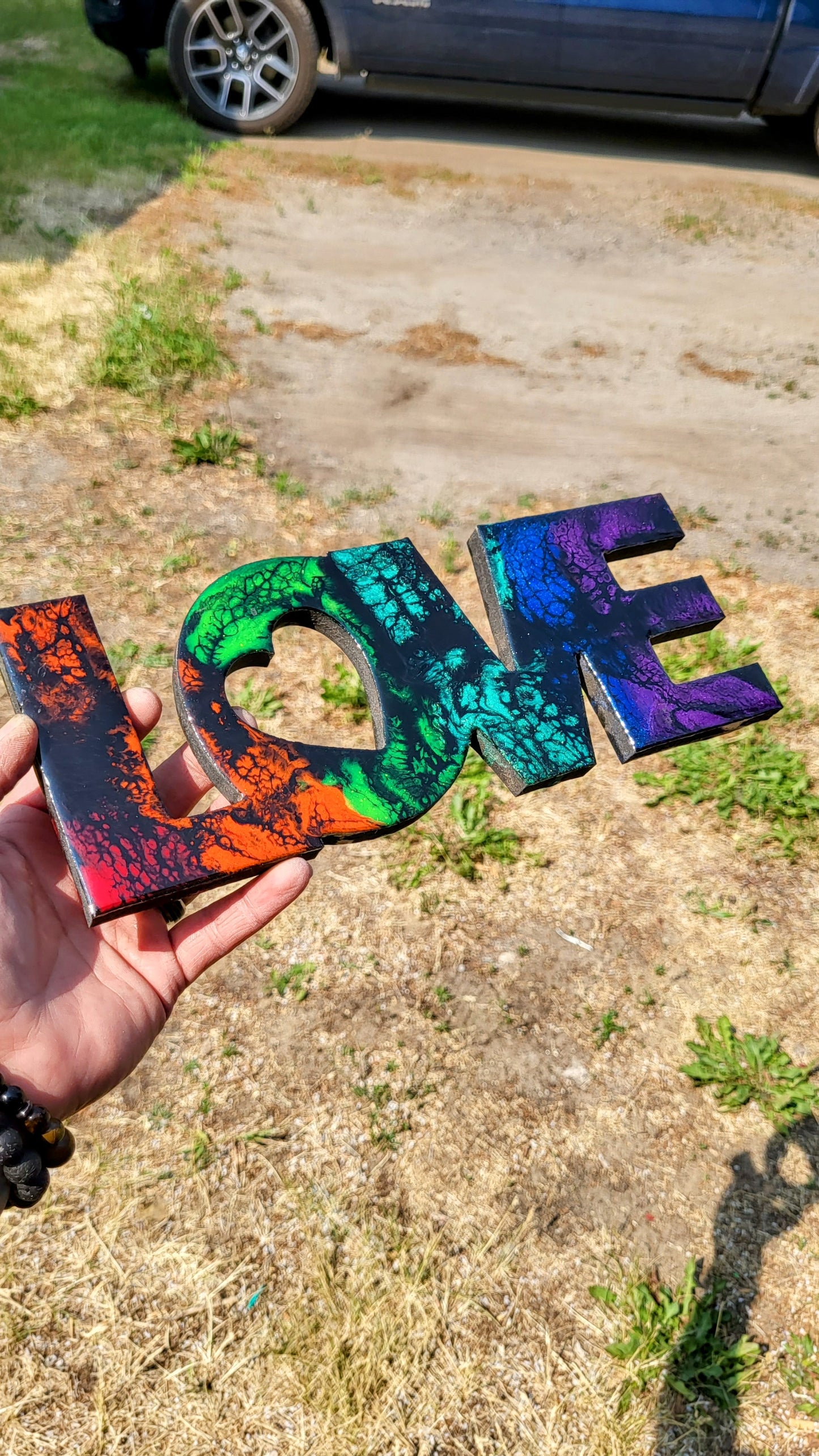 Rainbow Pride Love Sign
