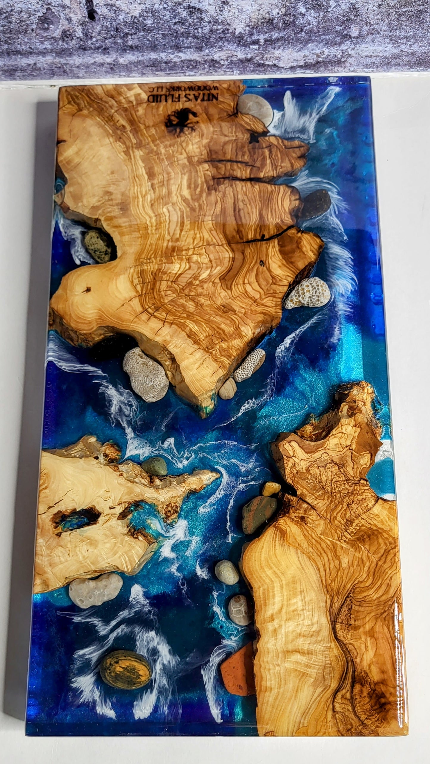 3 Ocean Olivewood Charcuterie