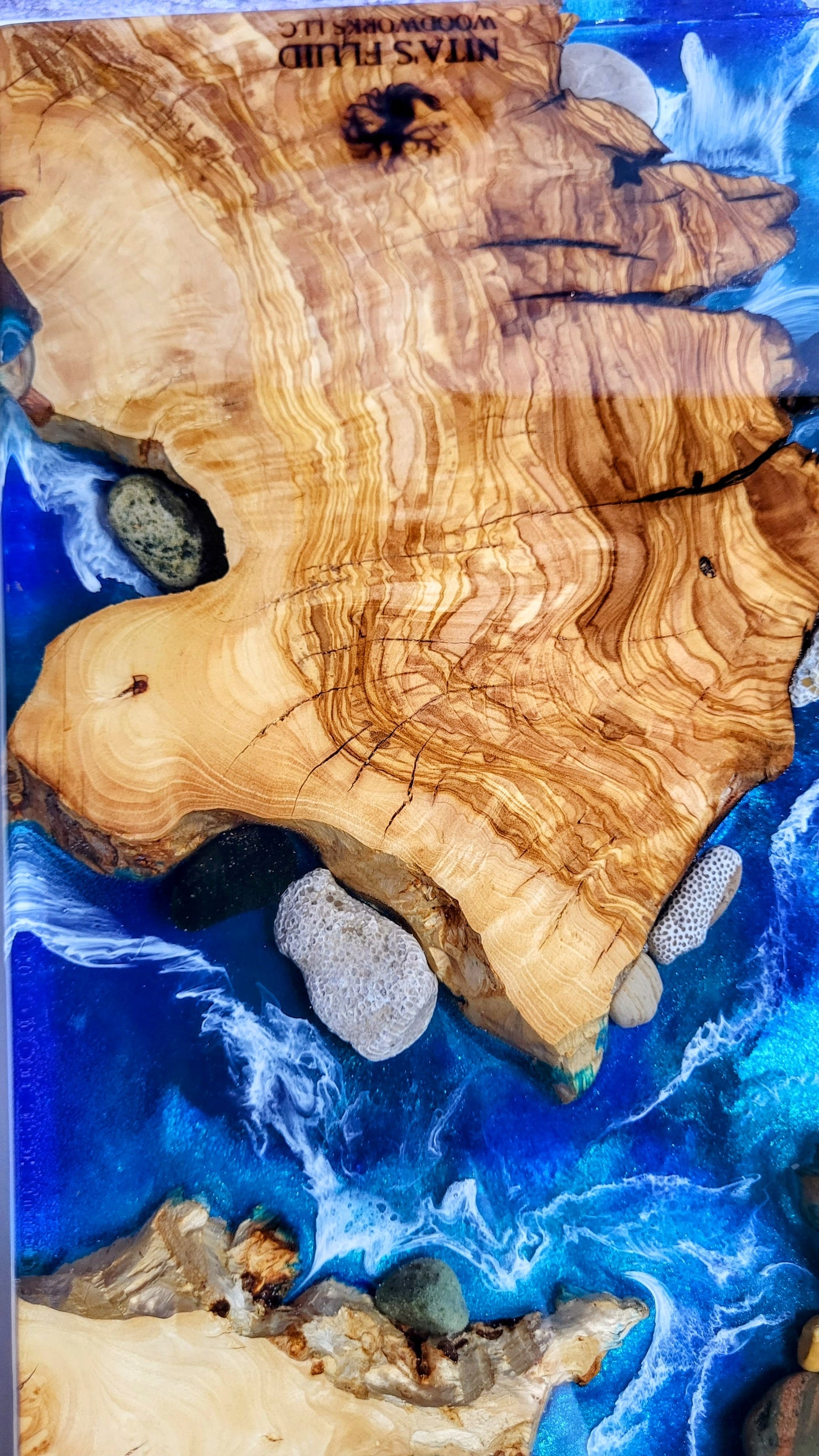 3 Ocean Olivewood Charcuterie