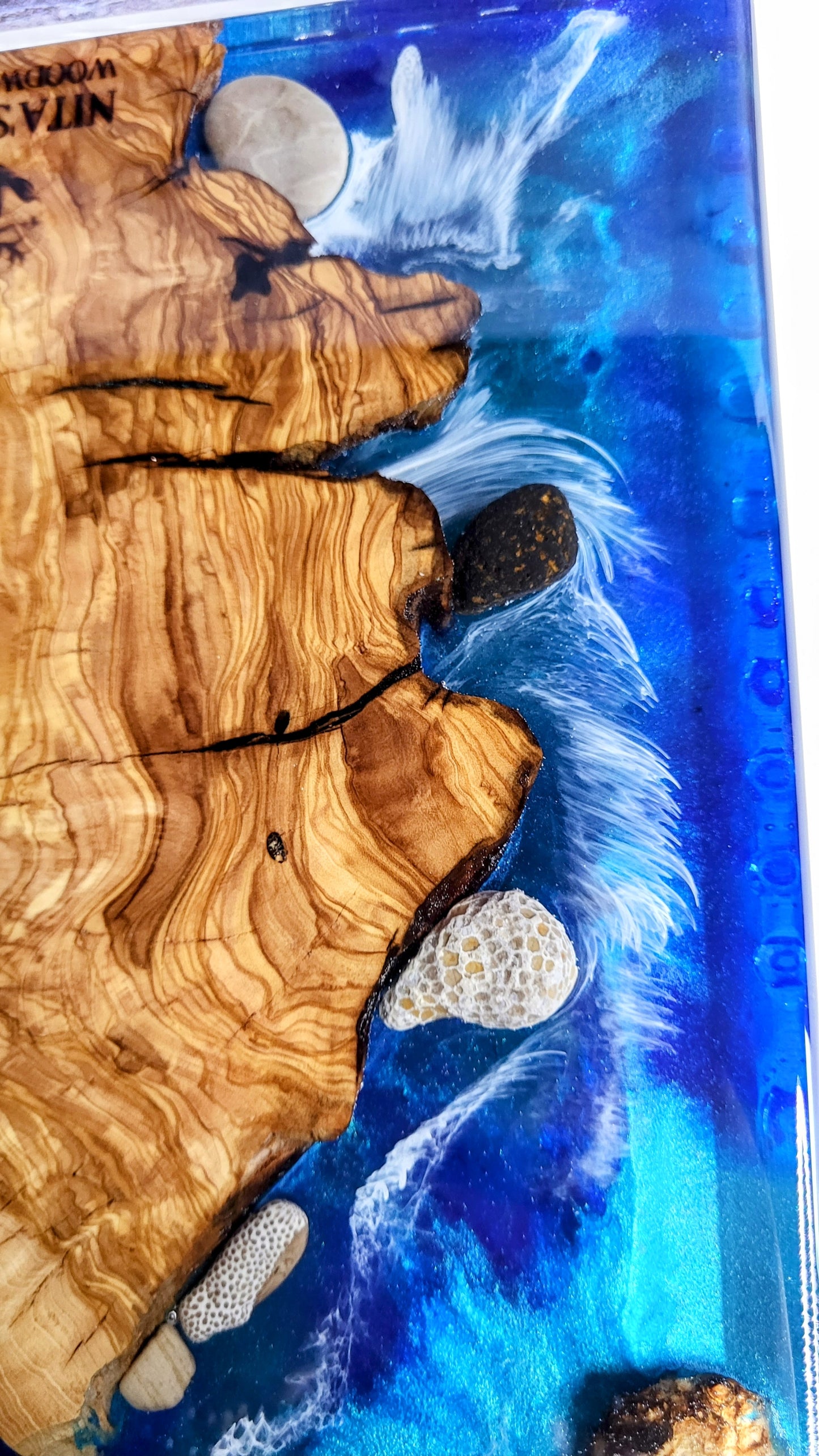 3 Ocean Olivewood Charcuterie