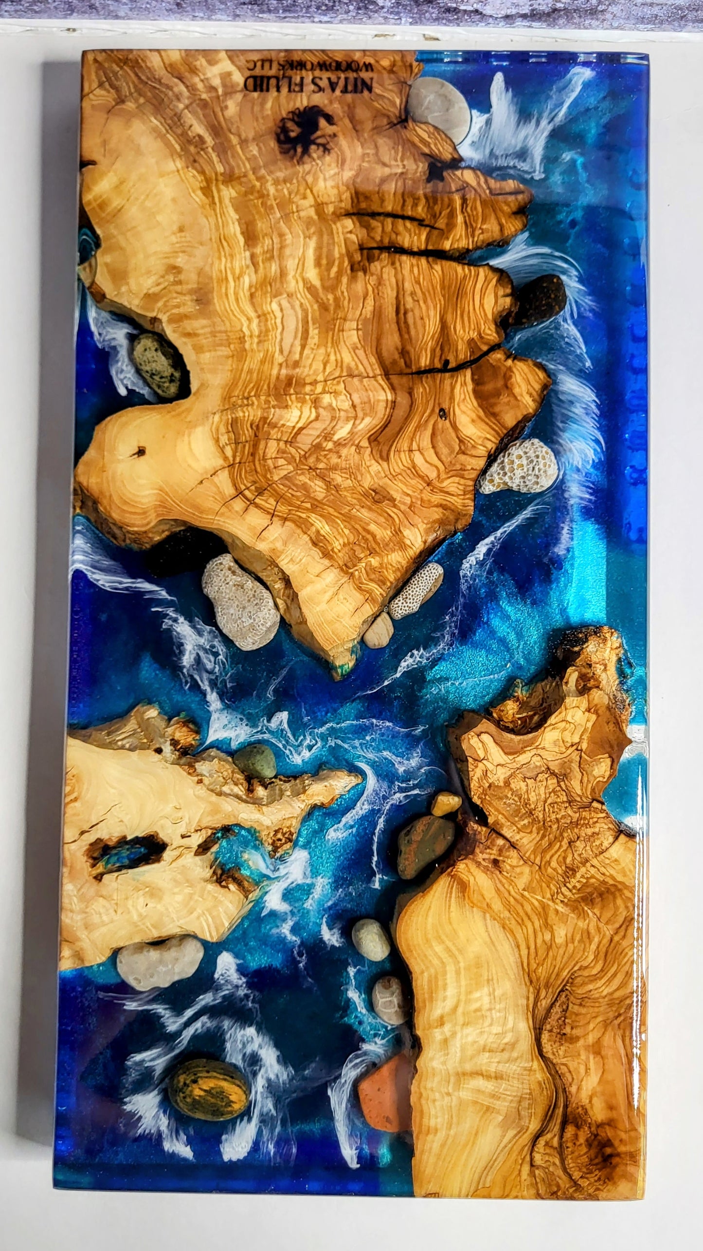 3 Ocean Olivewood Charcuterie