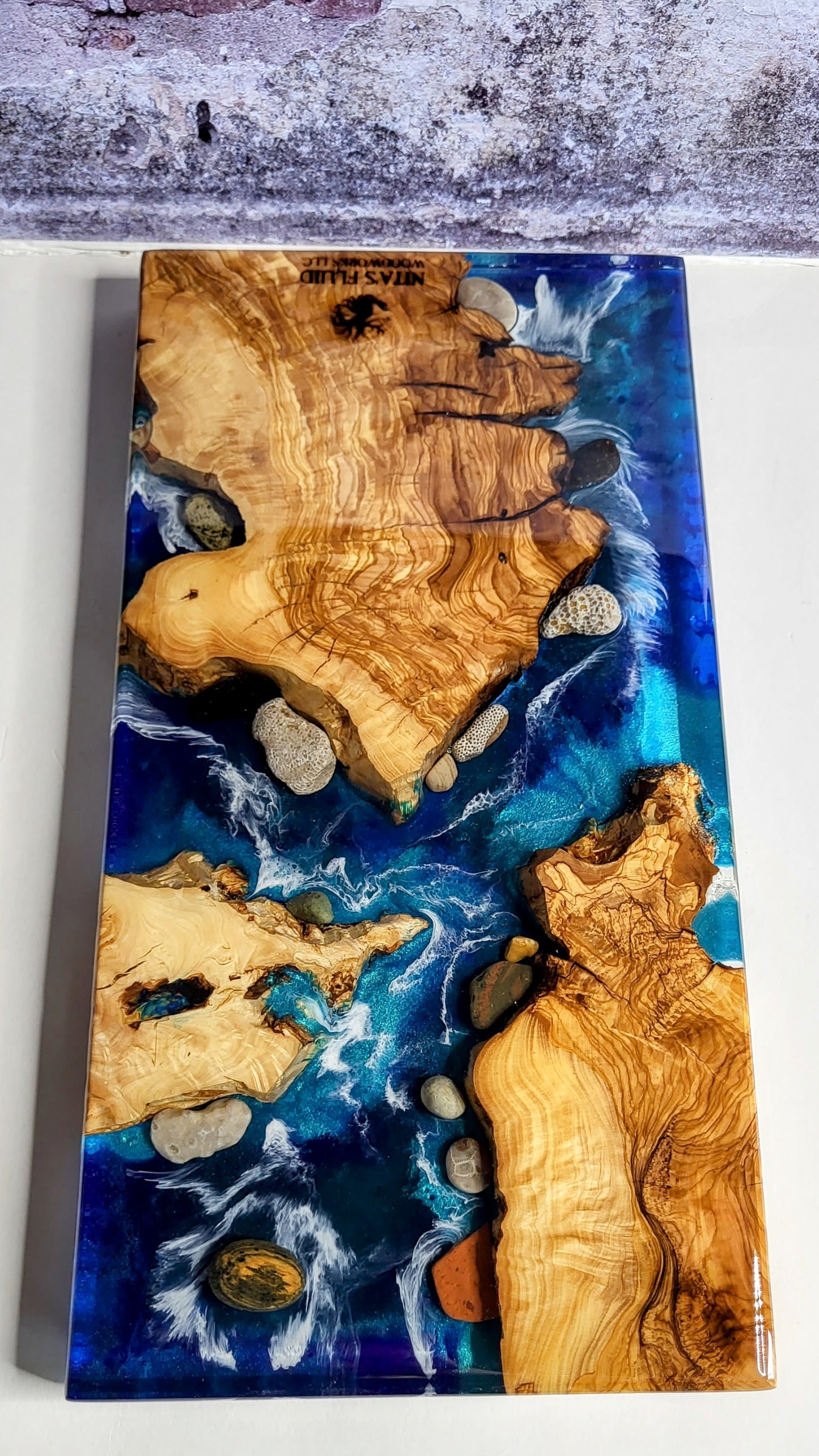 3 Ocean Olivewood Charcuterie