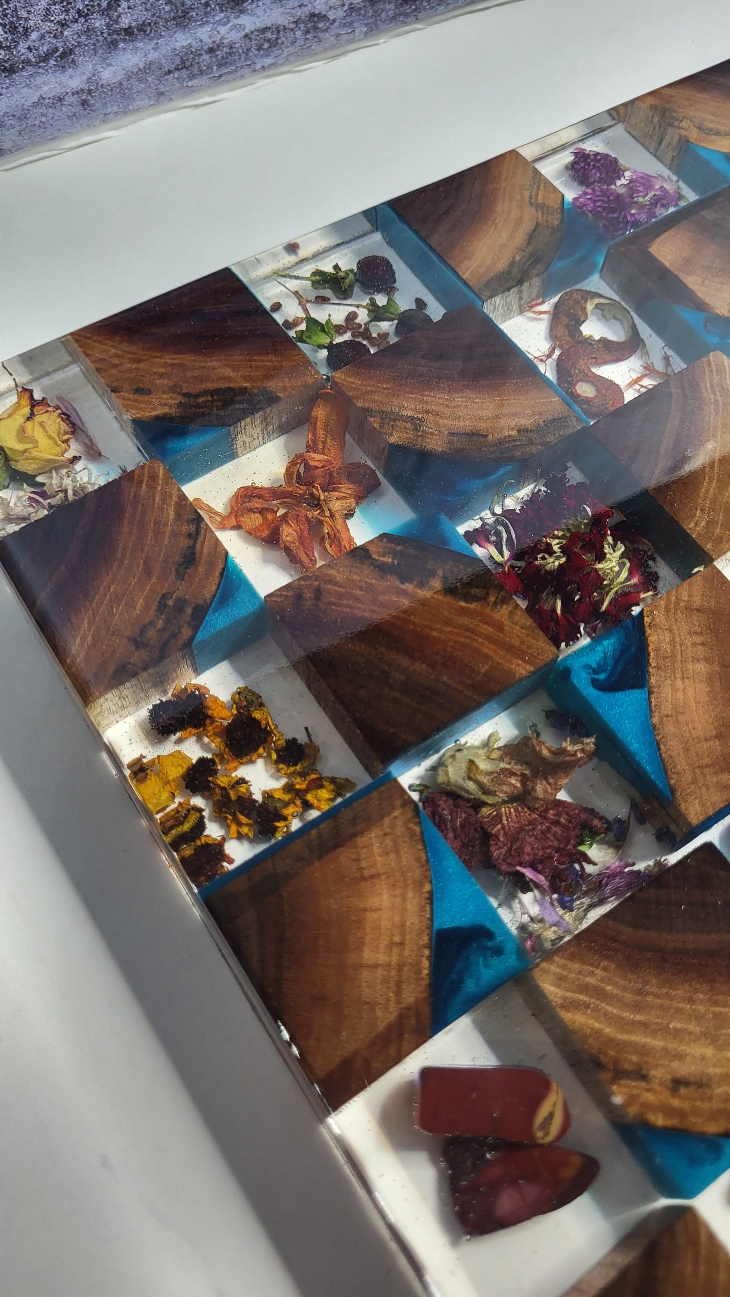 Botanical & Crystal Chess Board