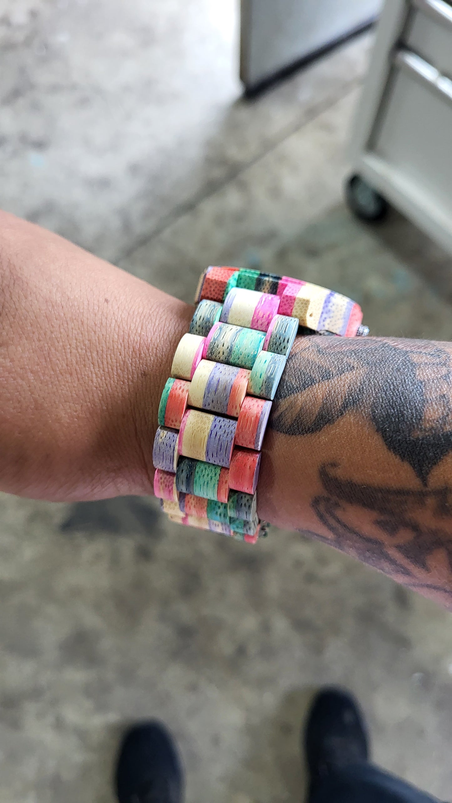 Colorful Wood Watch