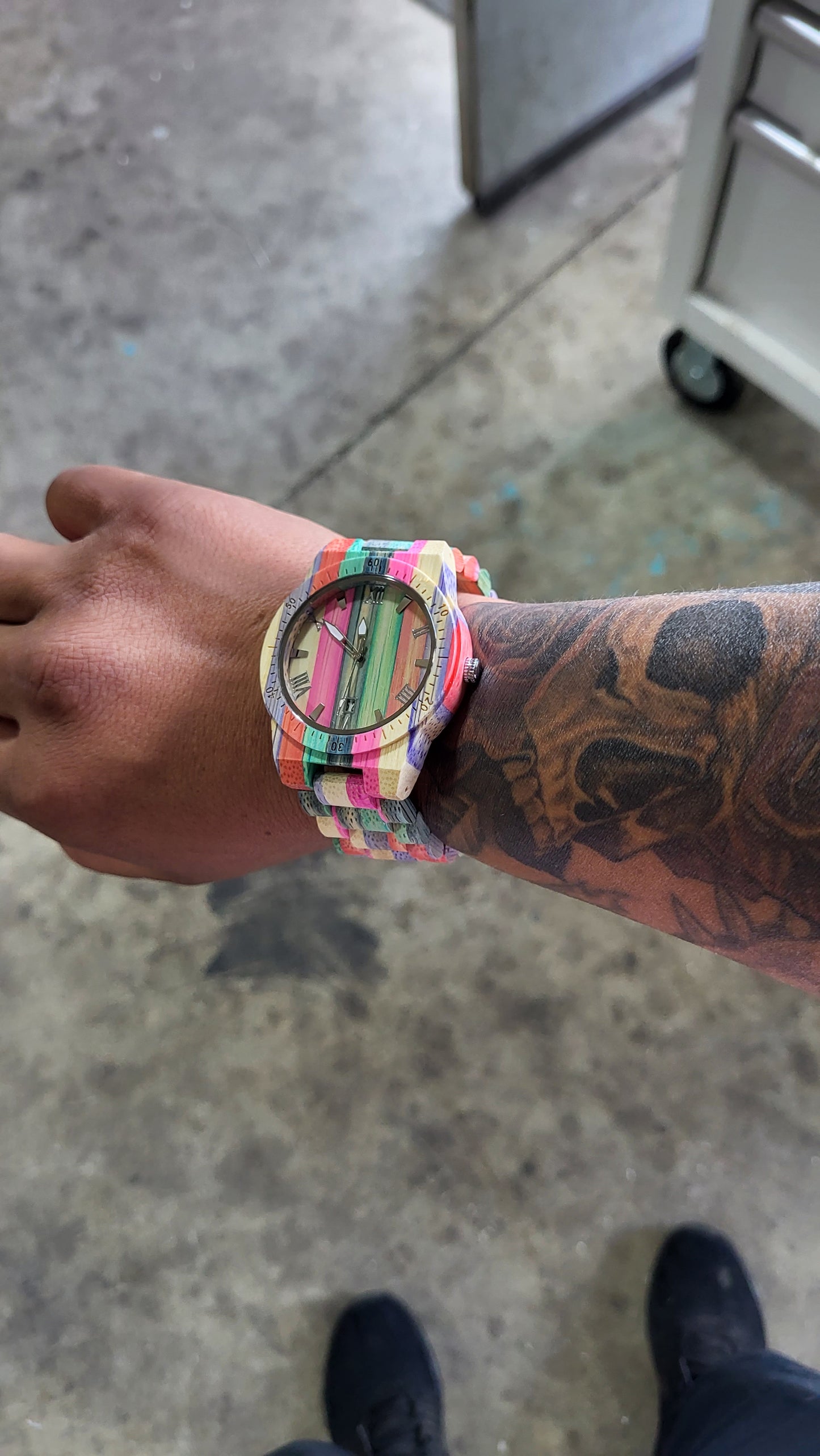 Colorful Wood Watch