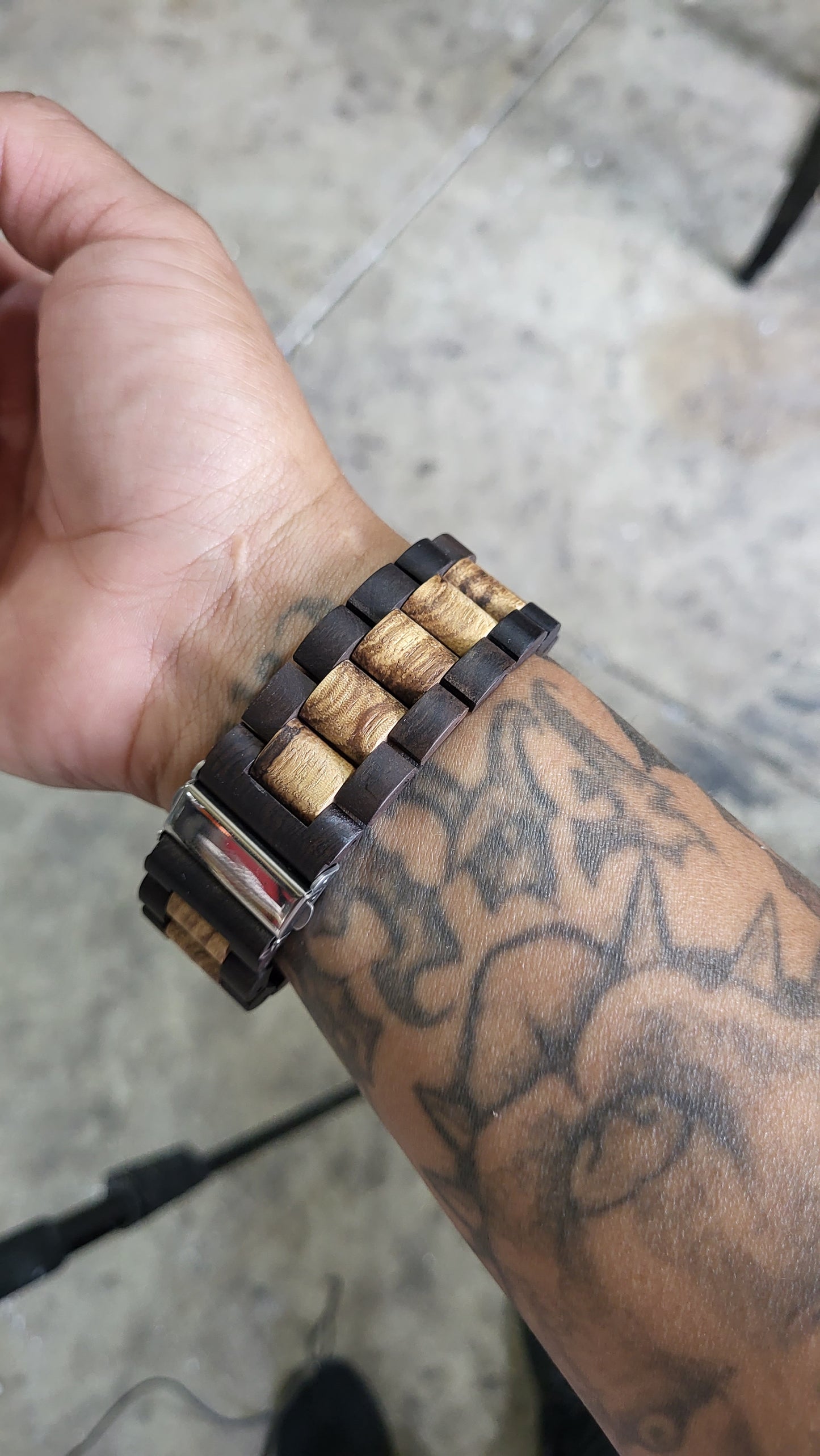 Ebony Wood Watch