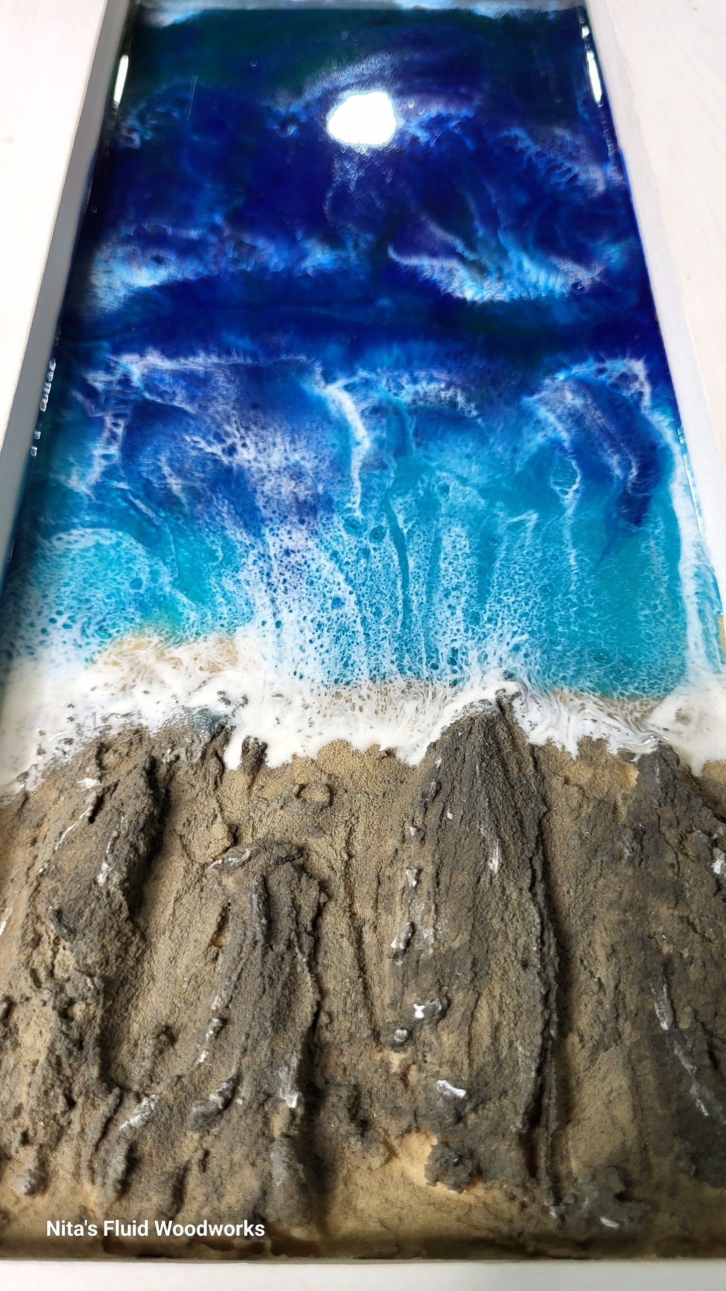 3D Ocean Wall Art -tall