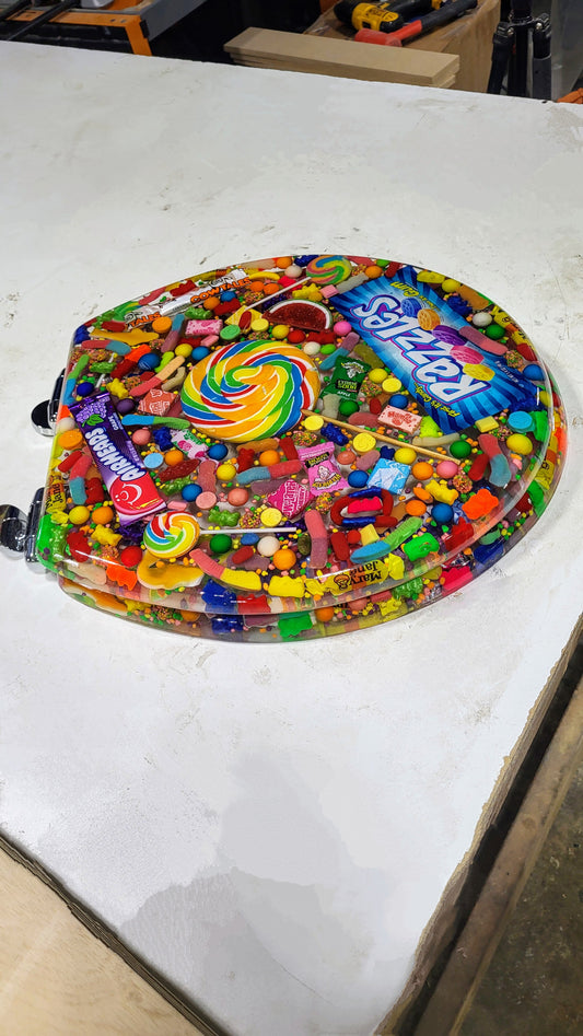 Candy Toilet seat / custom