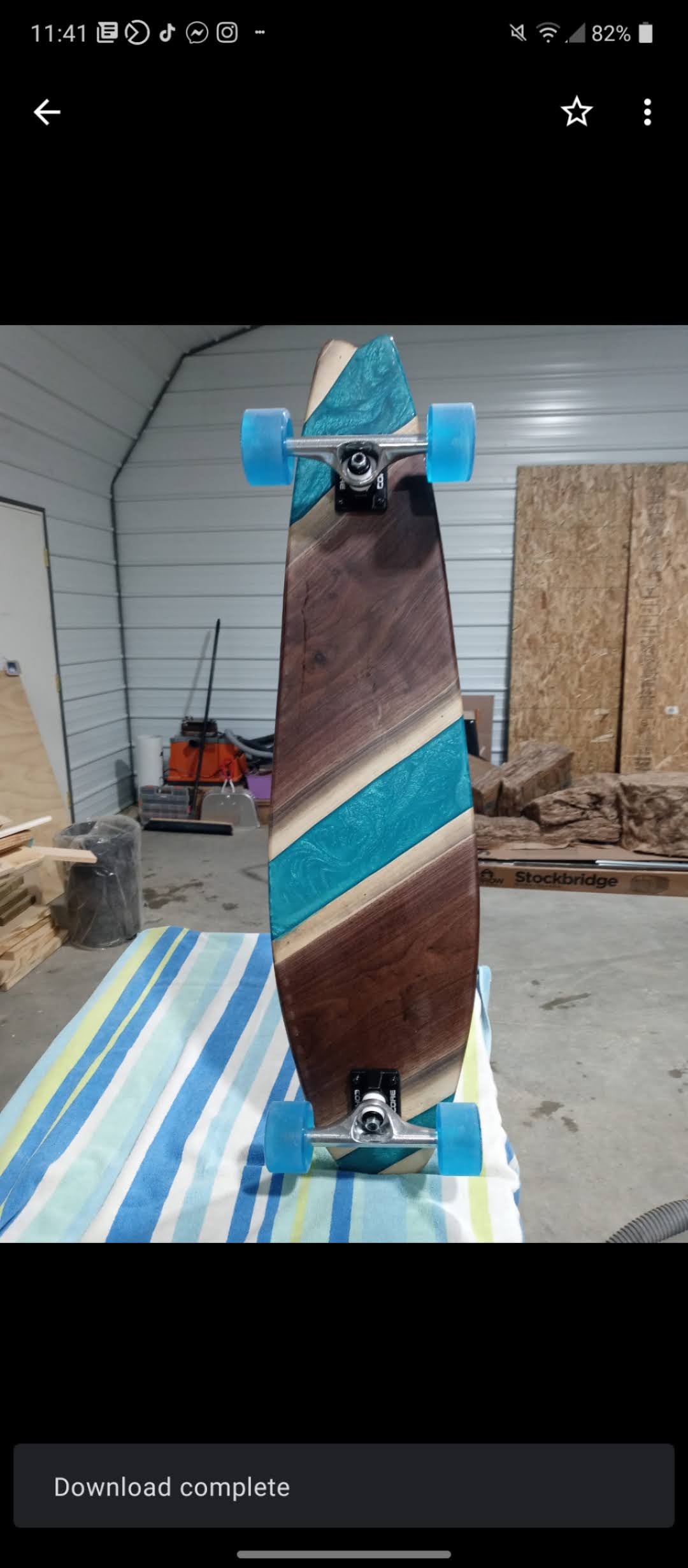 Epoxy River Longboard