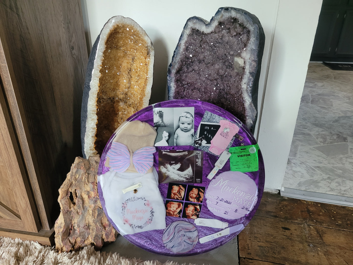 Newborn Baby Resin Keepsake – Preserve Your Baby’s First-Year Memories