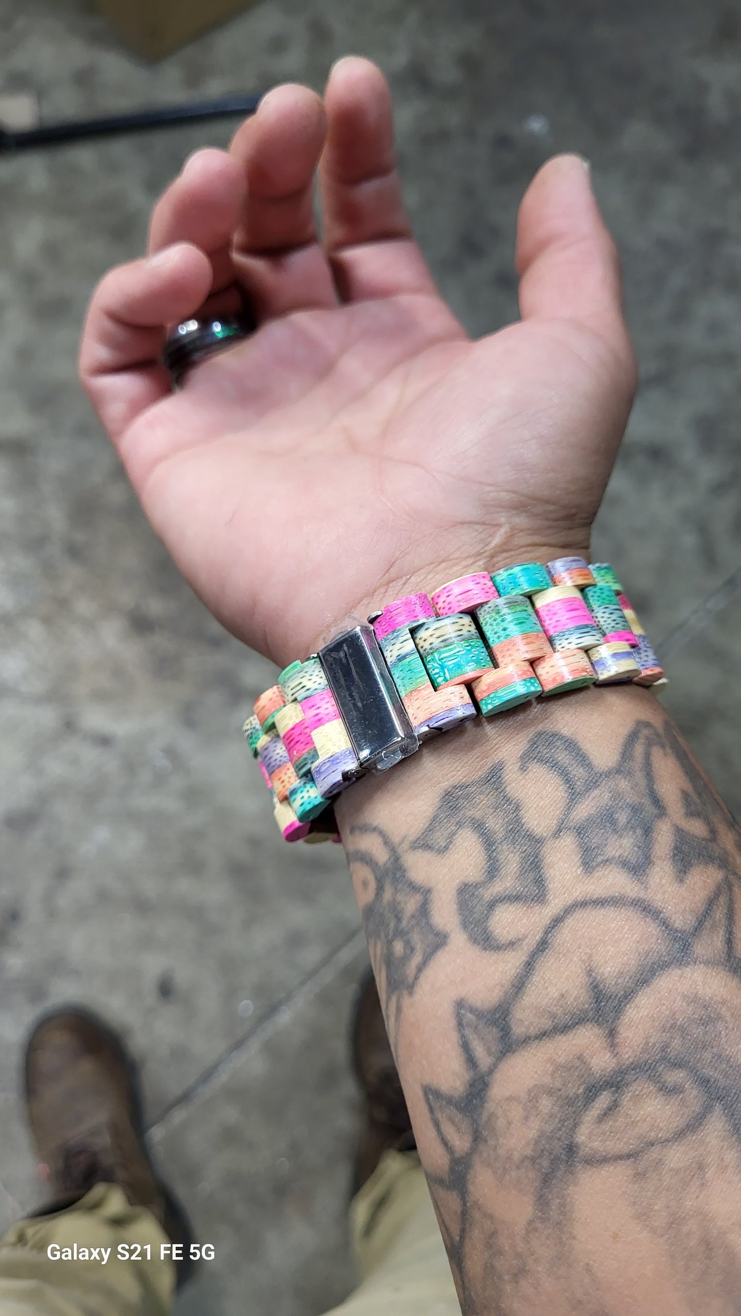 Colorful Wood Watch