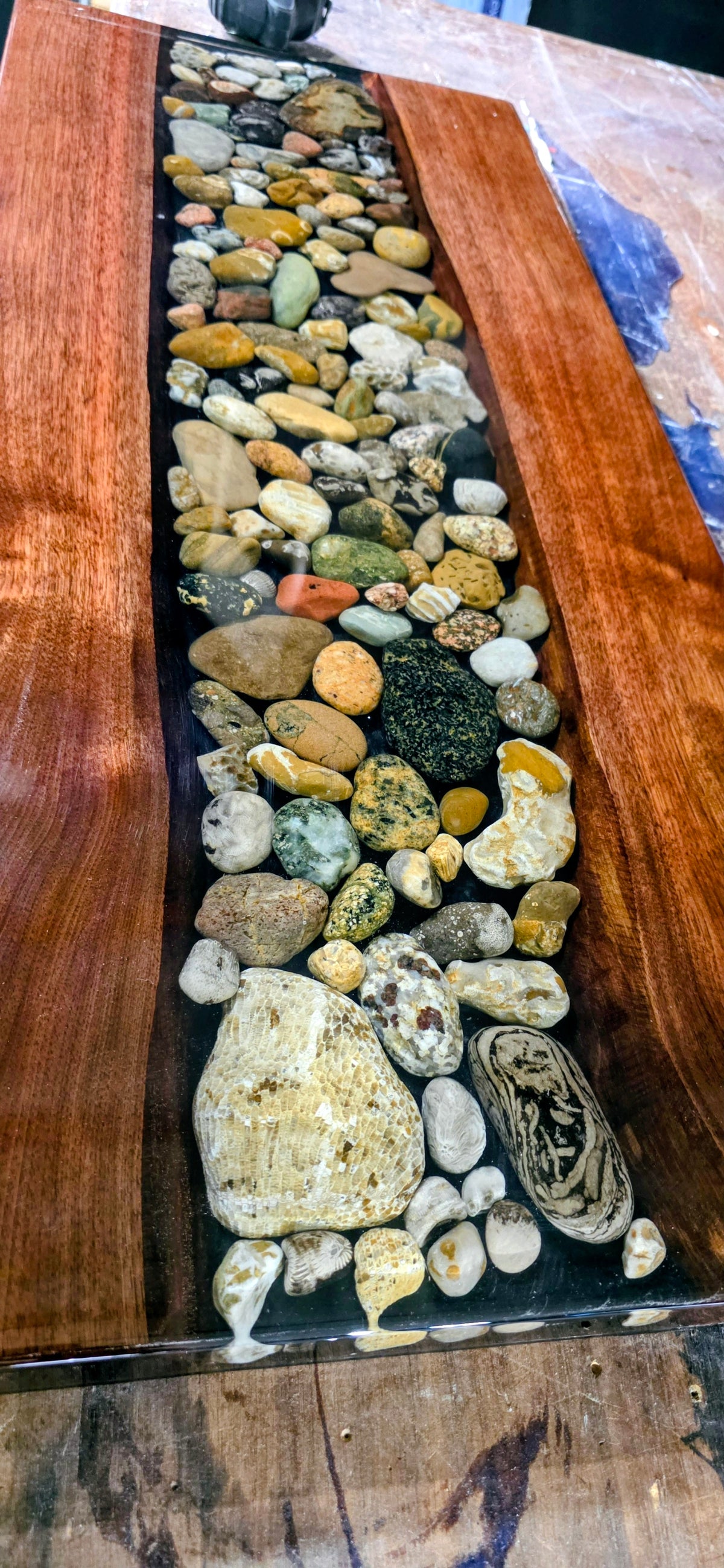 Black Onyx Petoskey Table
