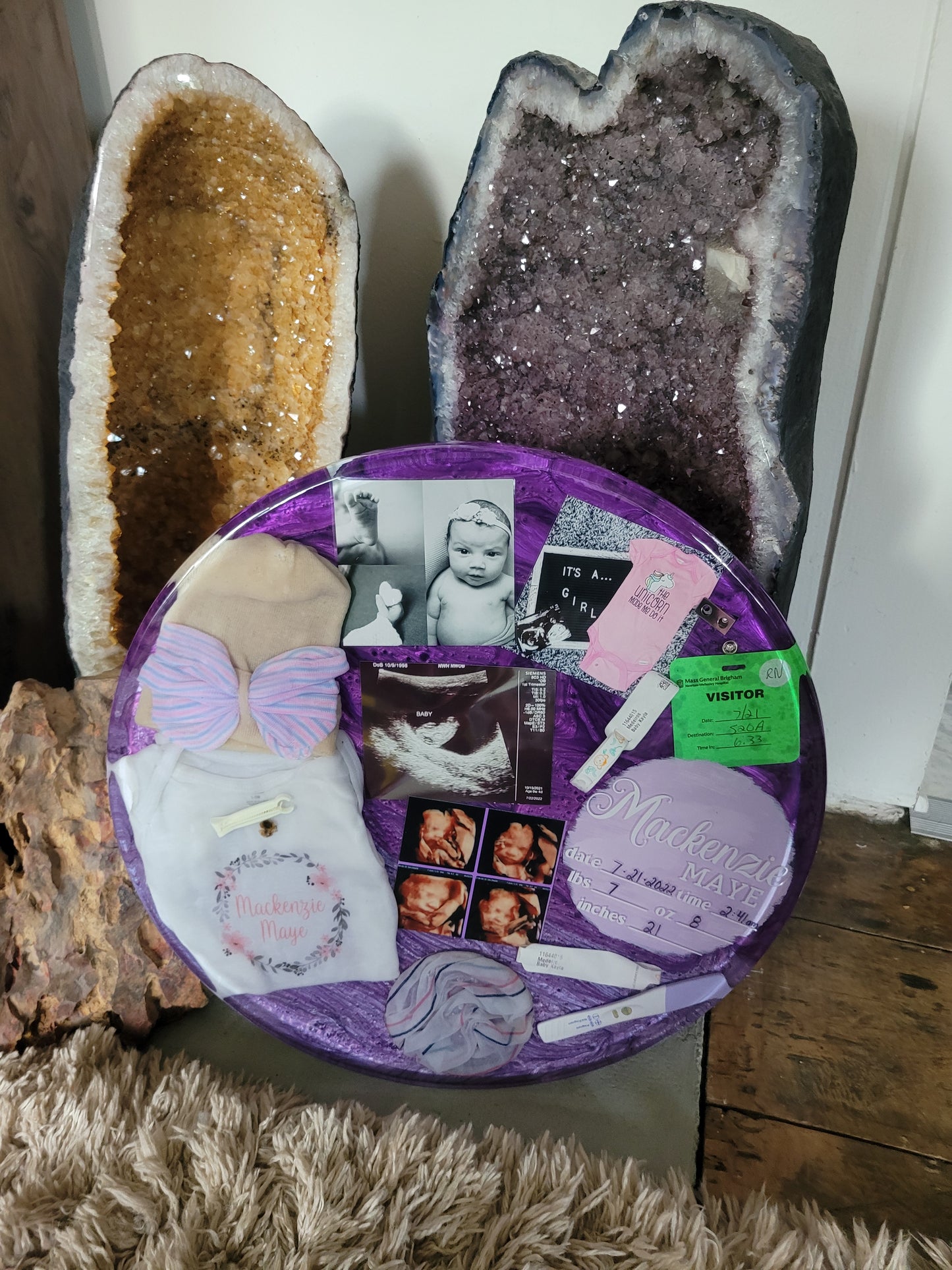 Newborn Baby Resin Keepsake – Preserve Your Baby’s First-Year Memories