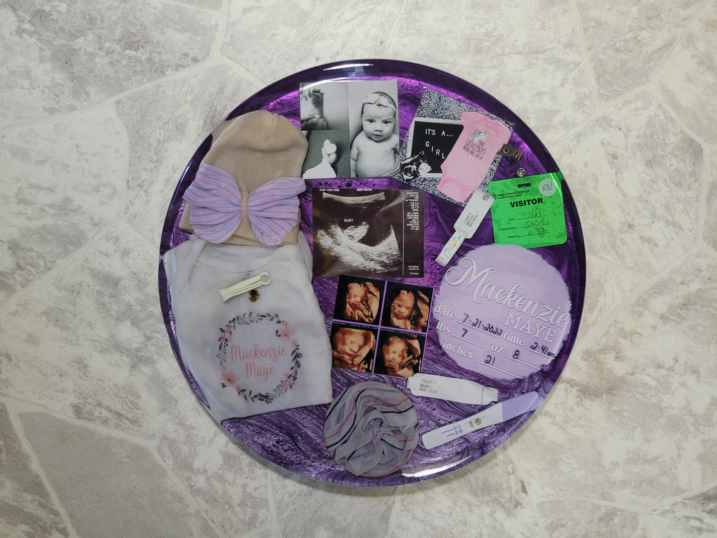 Newborn Baby Resin Keepsake – Preserve Your Baby’s First-Year Memories
