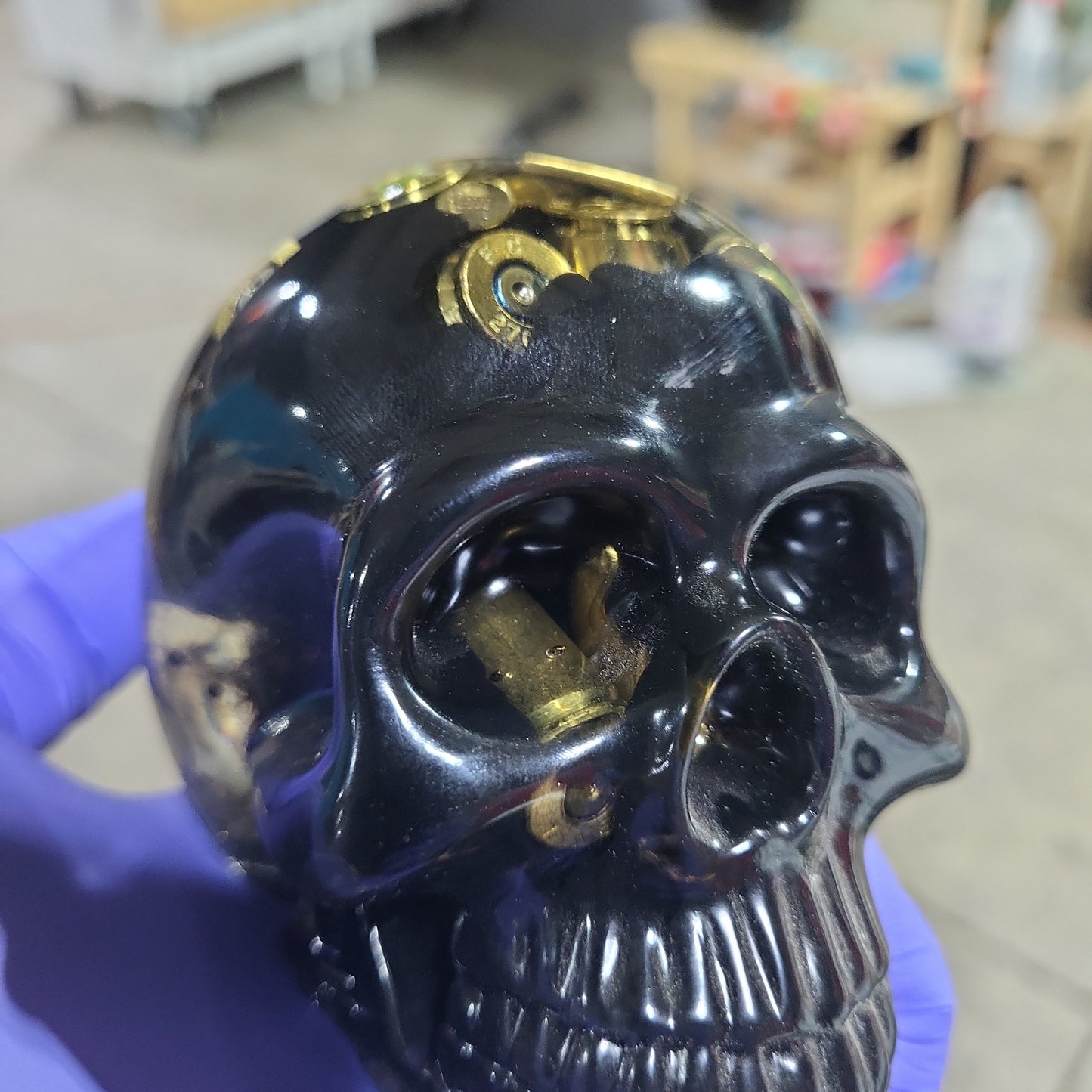 Custom casing skull