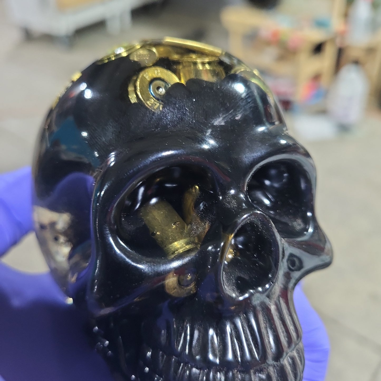 Custom casing skull