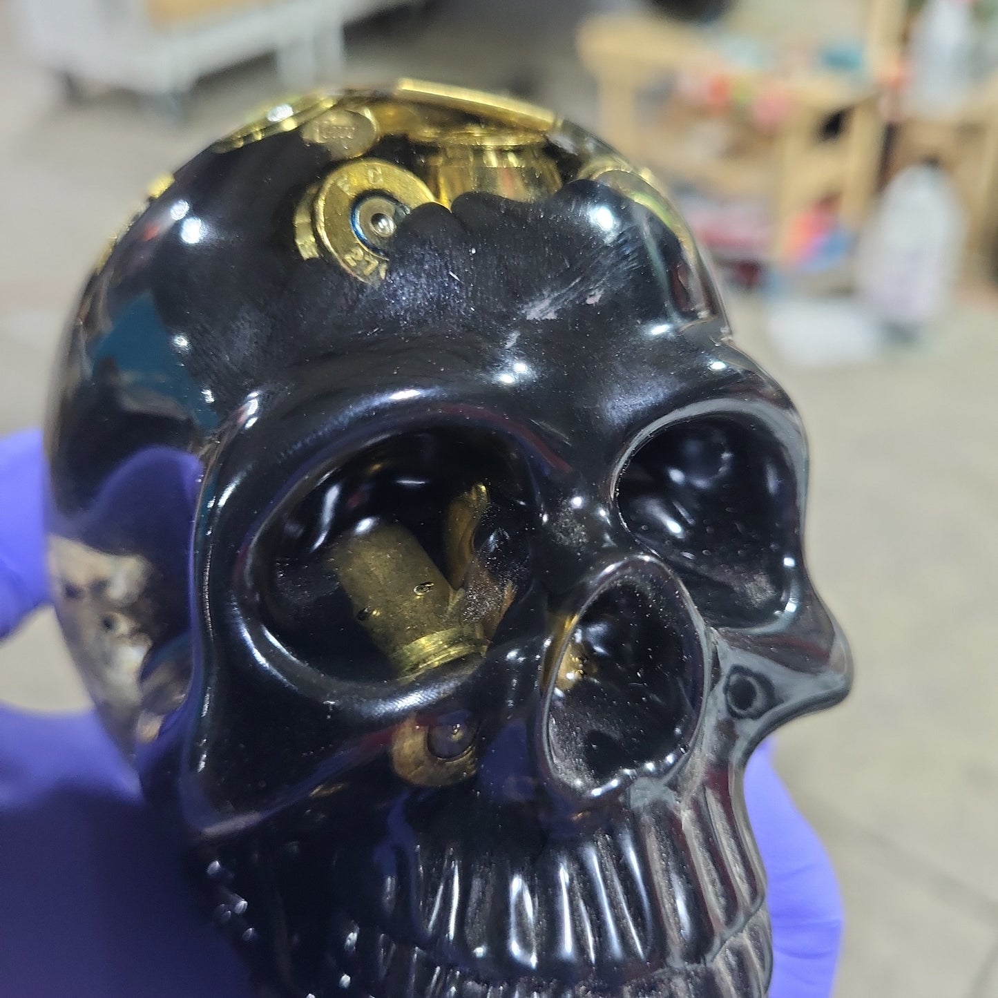 Custom casing skull