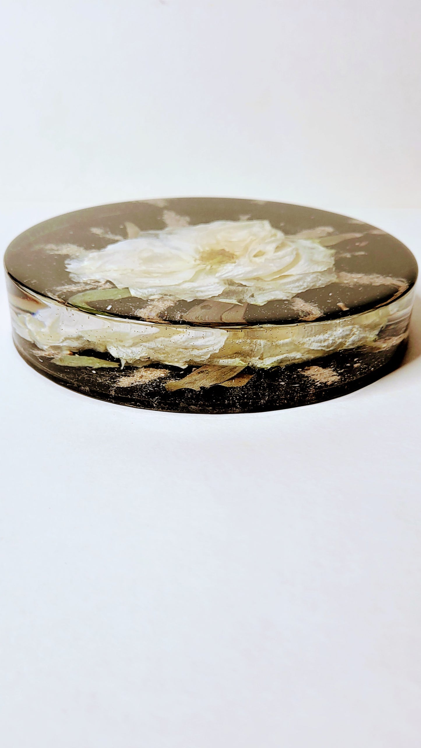 Wedding Floral Preservation- 7" Round/ wedding/funeral/ashes keepsake