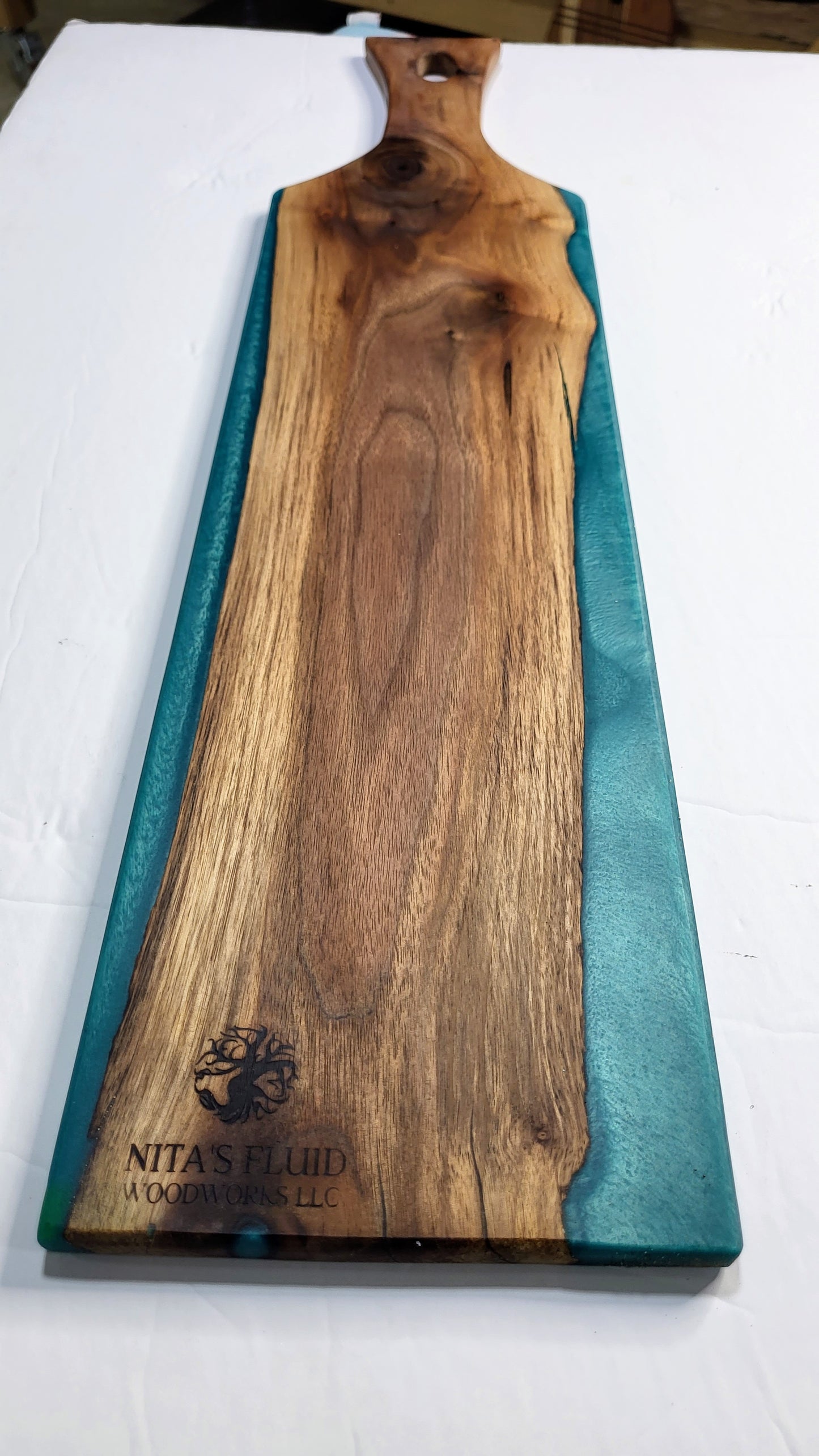 Teal Paddle Board