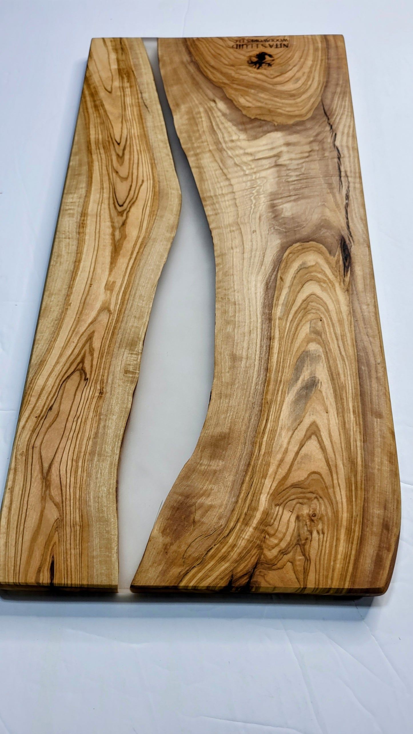 Custom Smokey Olivewood/ Pink Ocean Charcuterie