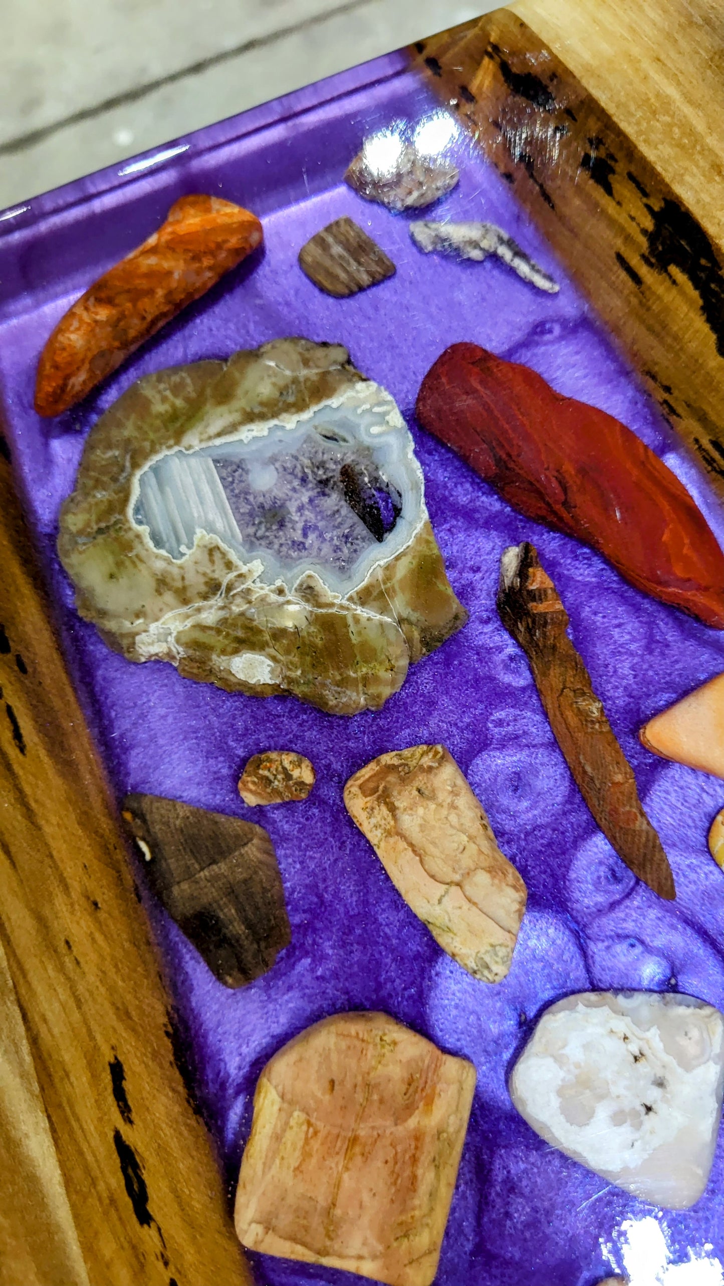 Purple Geode Table