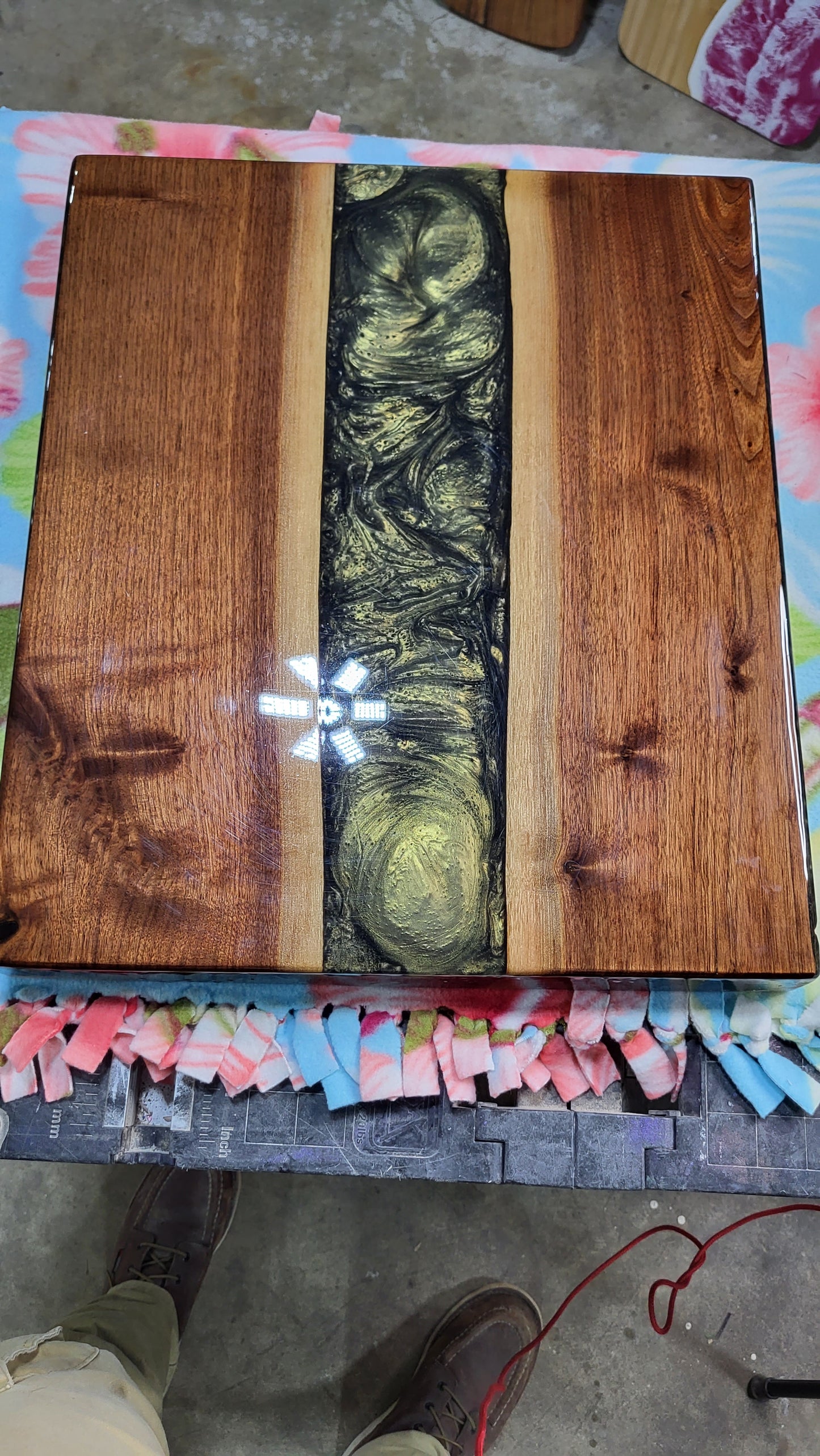 Green Onion Side Table