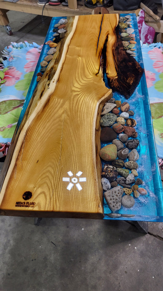 Mulberry Petoskey Live Edge Table