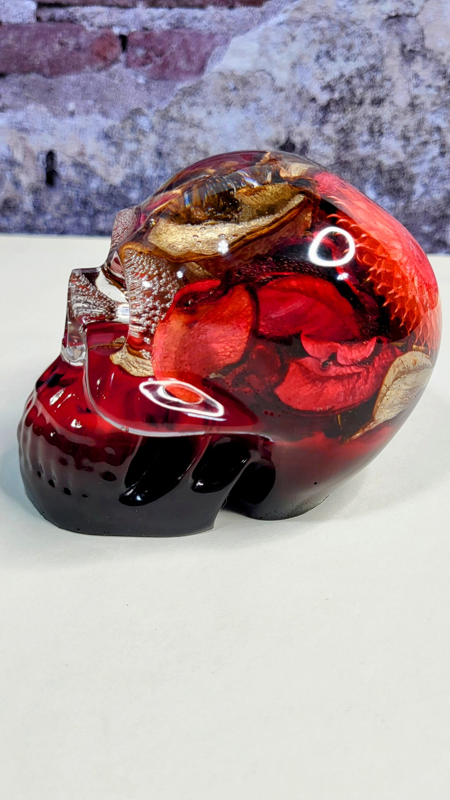 Candy Apple Red Skull