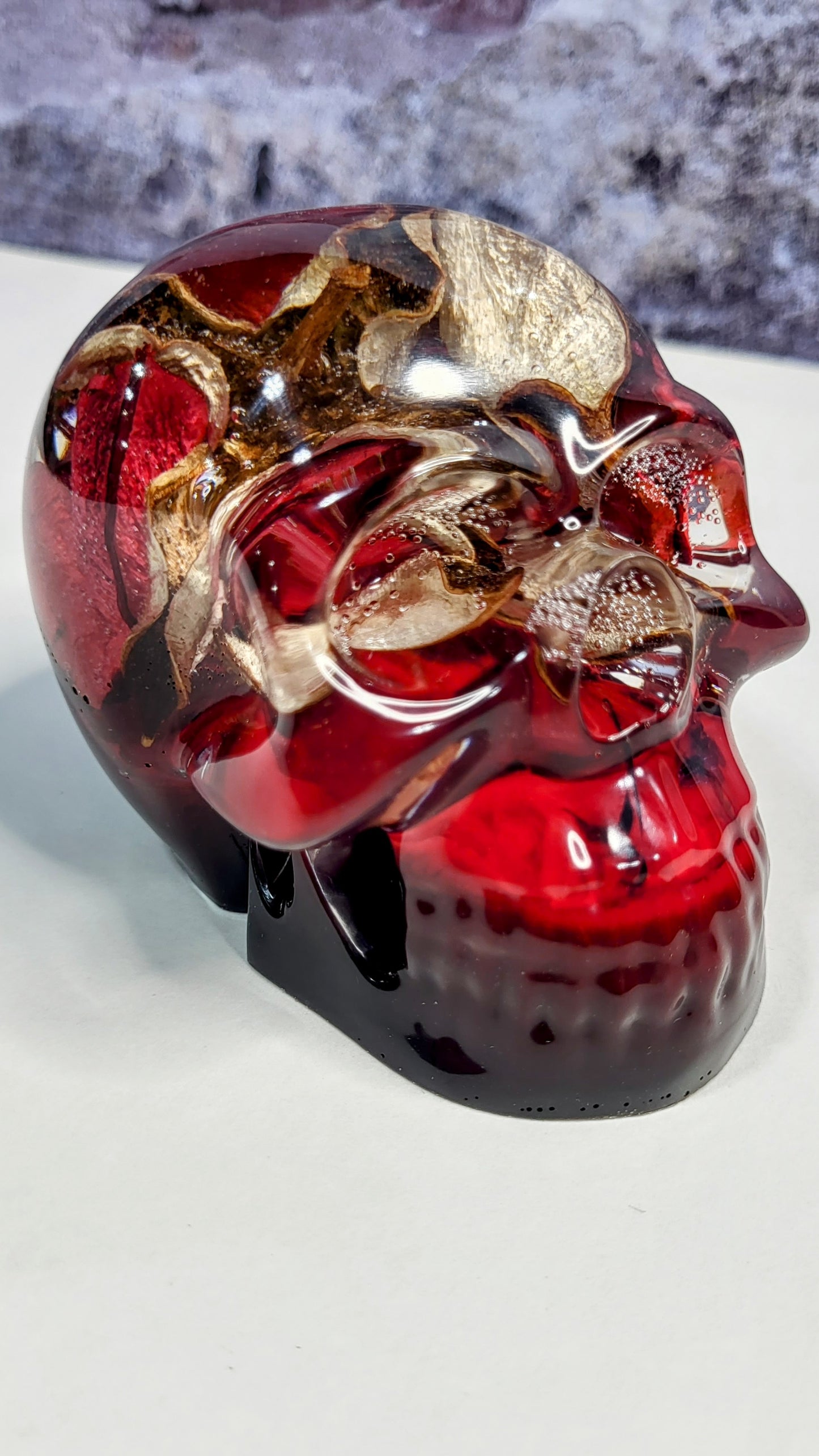 Candy Apple Red Skull