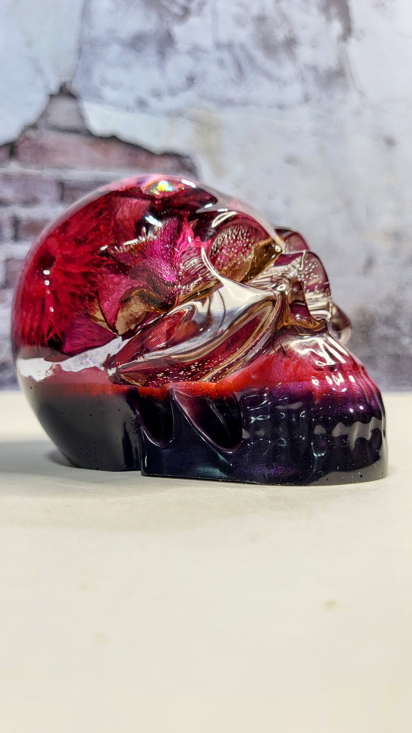 Flora Pink Skully