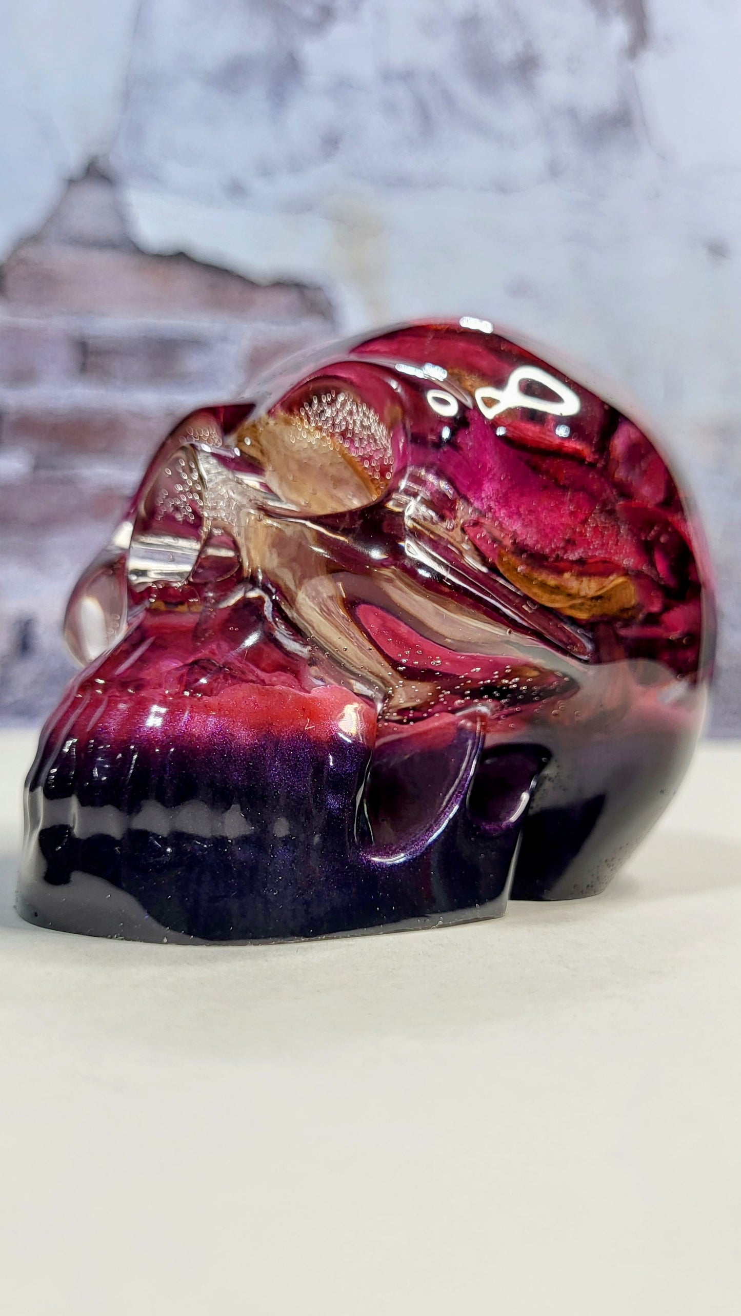 Flora Pink Skully