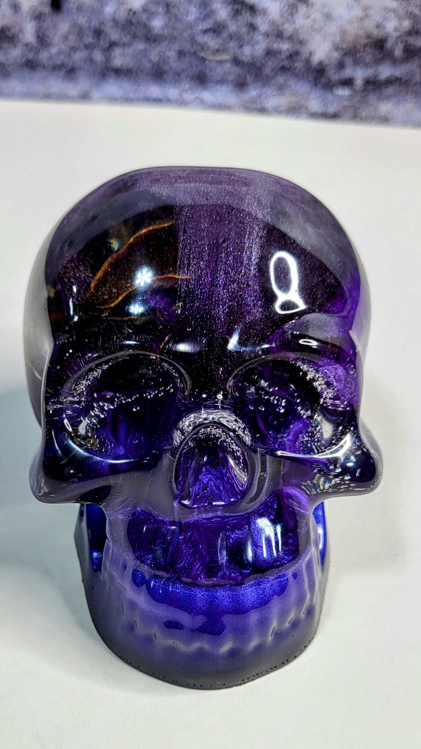 Amethyst Skull