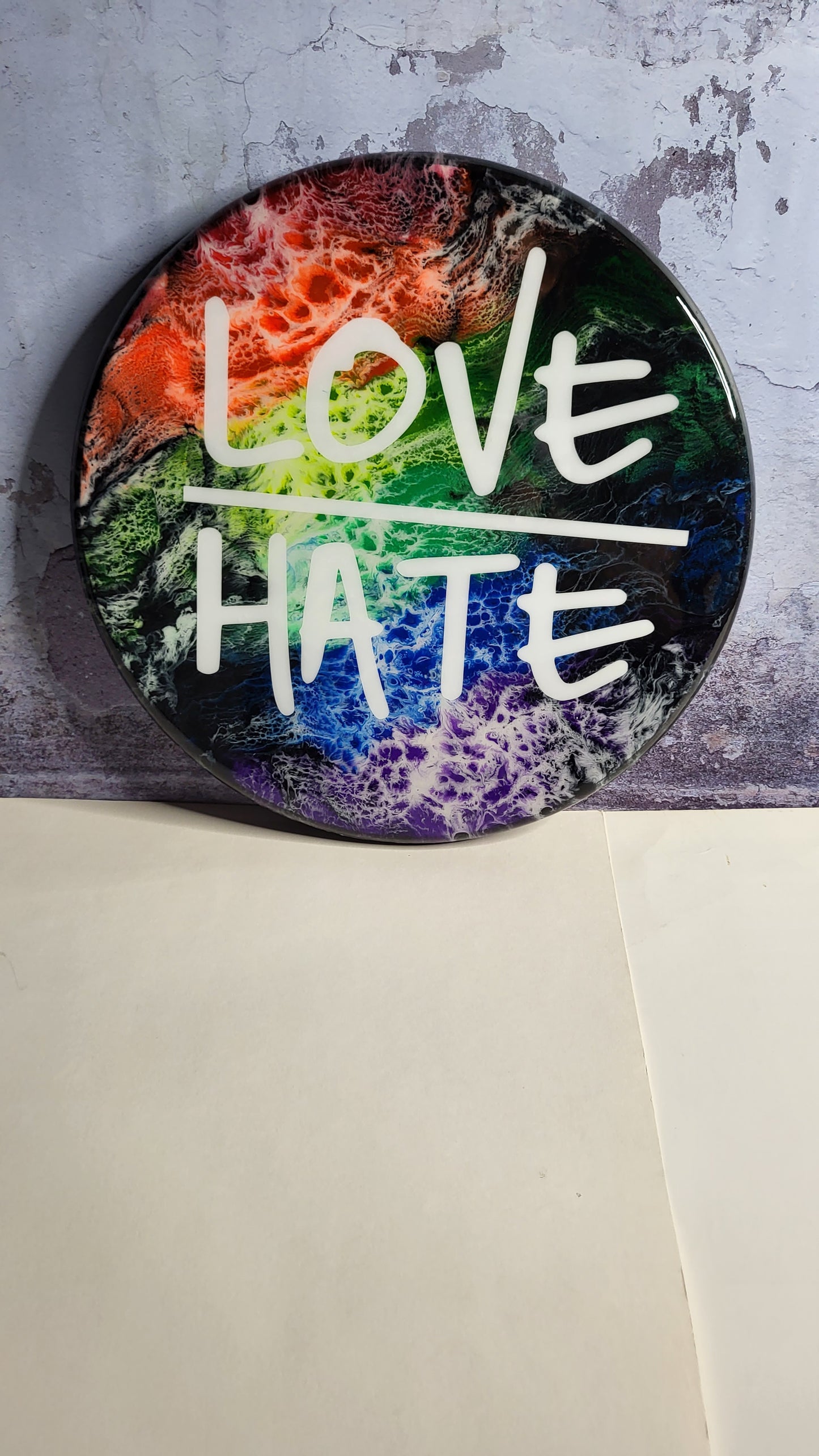 Love Over Hate 15"